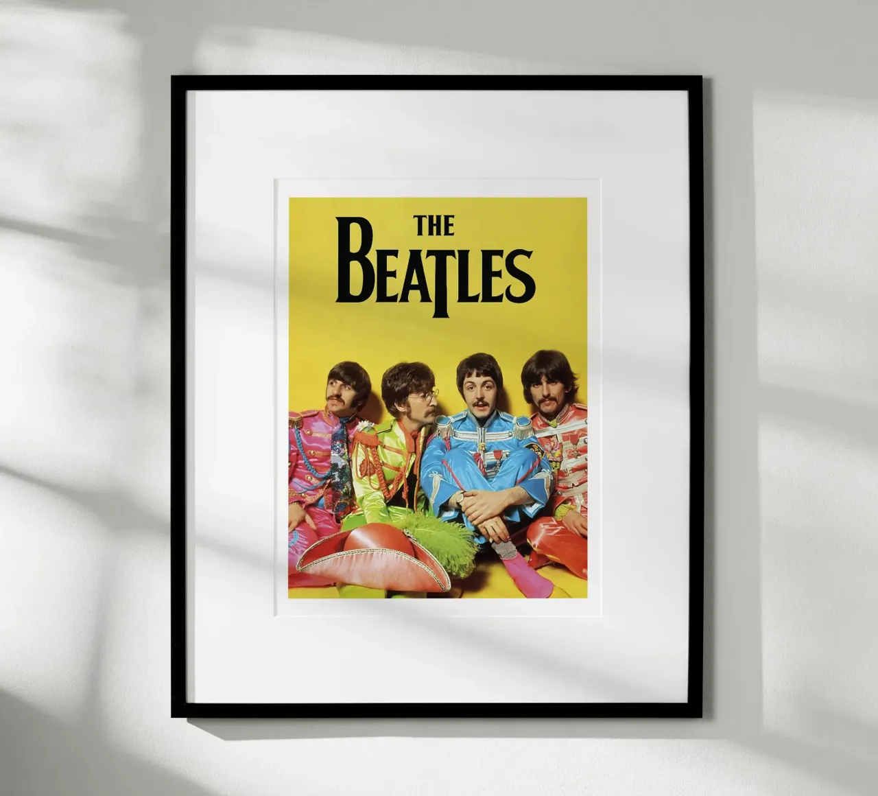 Tutti i gruppi musicali The Beatles poster con telaio in plastica da darsa