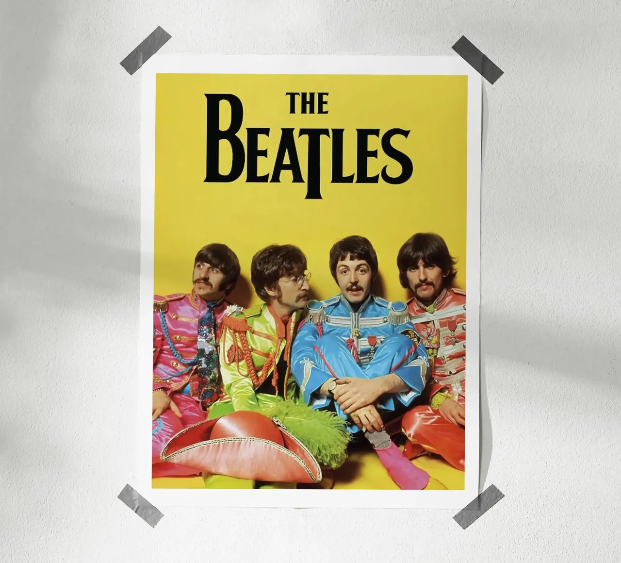 Tutti i gruppi musicali The Beatles poster con telaio in plastica da darsa