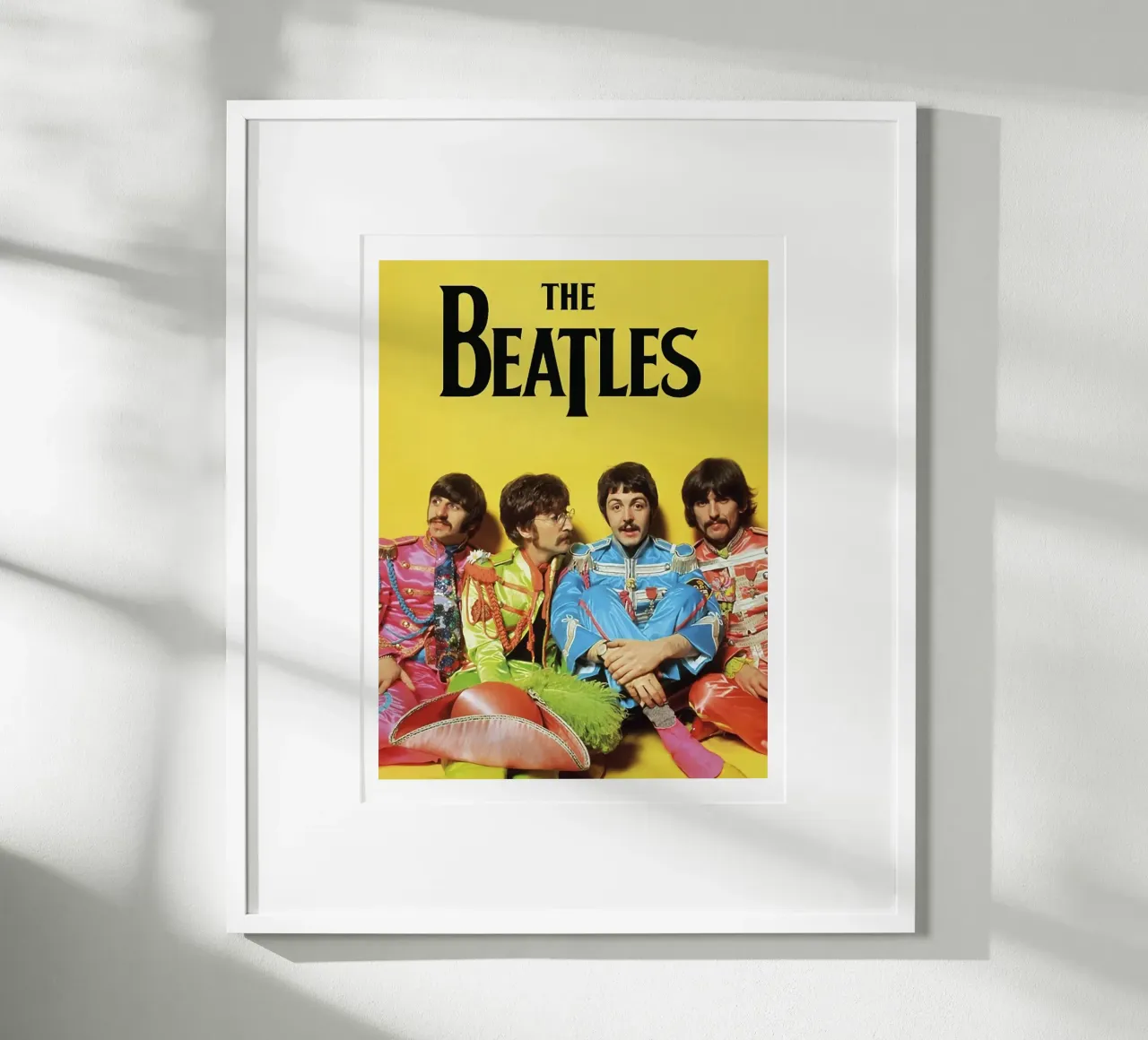 Tutti i gruppi musicali The Beatles poster con telaio in plastica da darsa