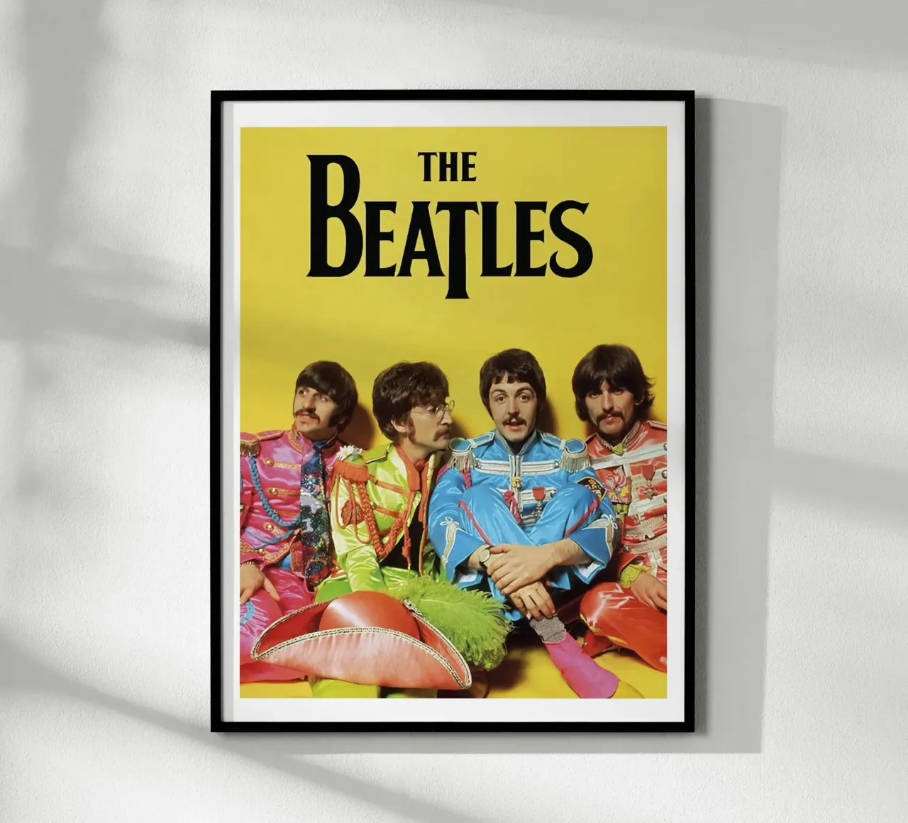 Tutti i gruppi musicali The Beatles poster con telaio in plastica da darsa