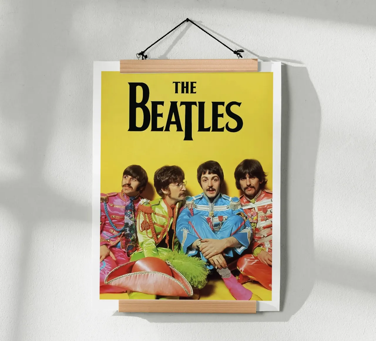 Tutti i gruppi musicali The Beatles poster con telaio in plastica da darsa