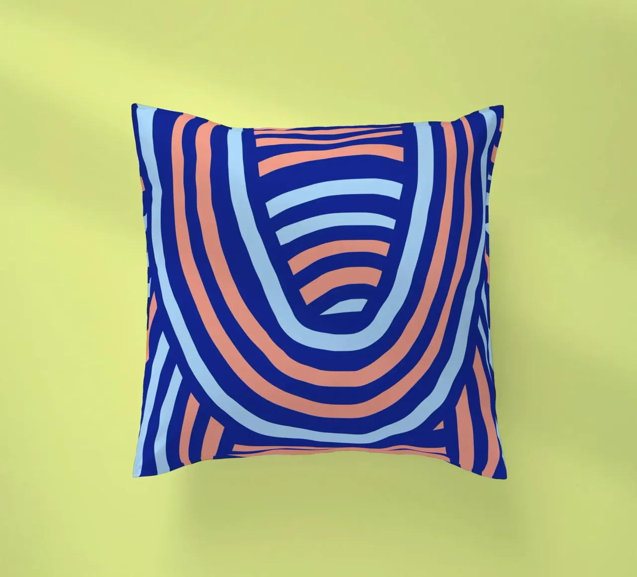 Strisce audaci al neon cuscino da Little Dean