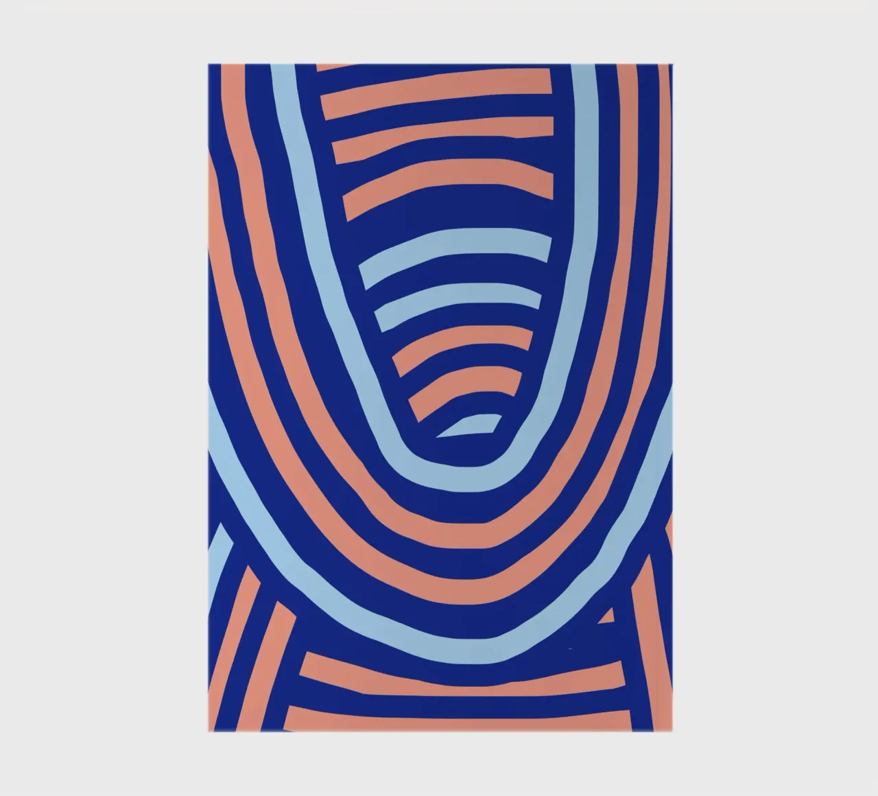 Bold stripes neon notebook by Little Dean