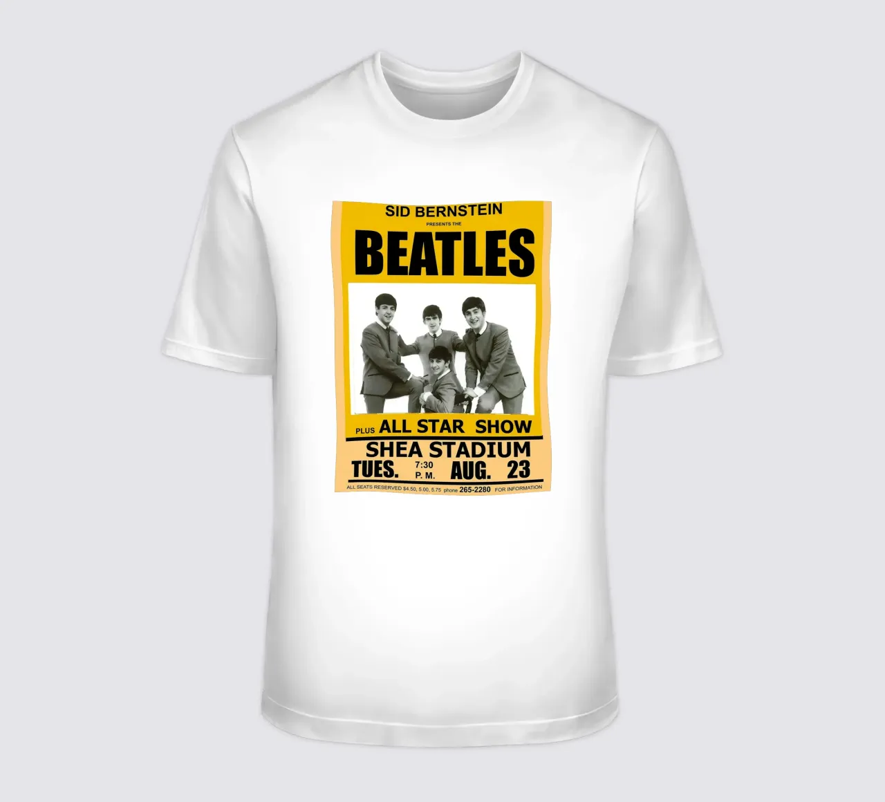 All Star Show The Beatles Band t-shirt da darsa