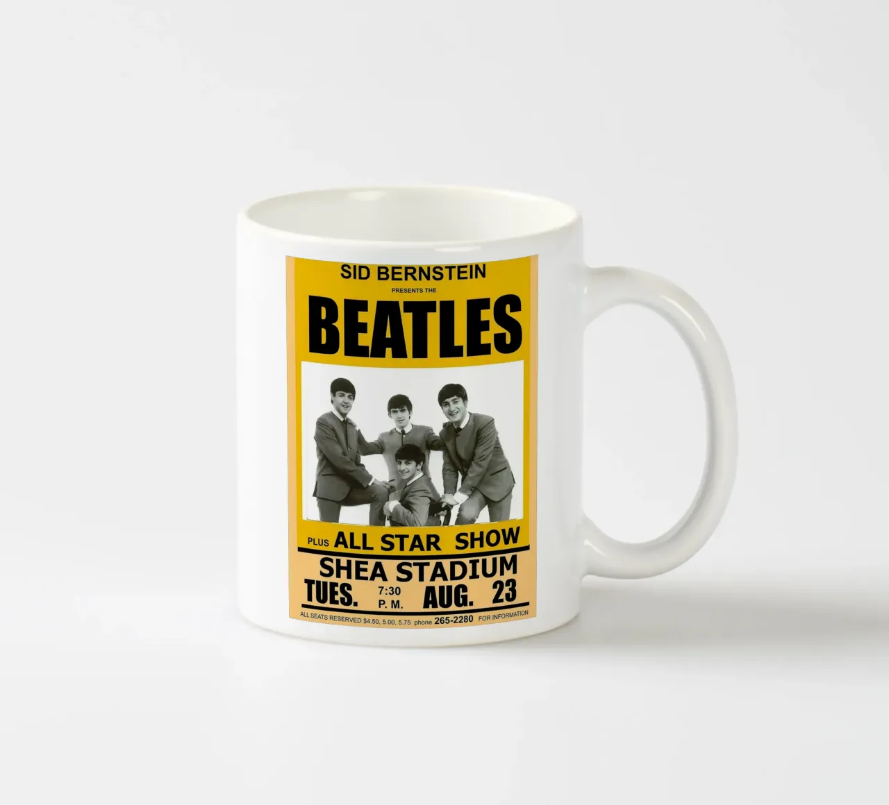 All Star Show The Beatles Band tazza in ceramica da darsa
