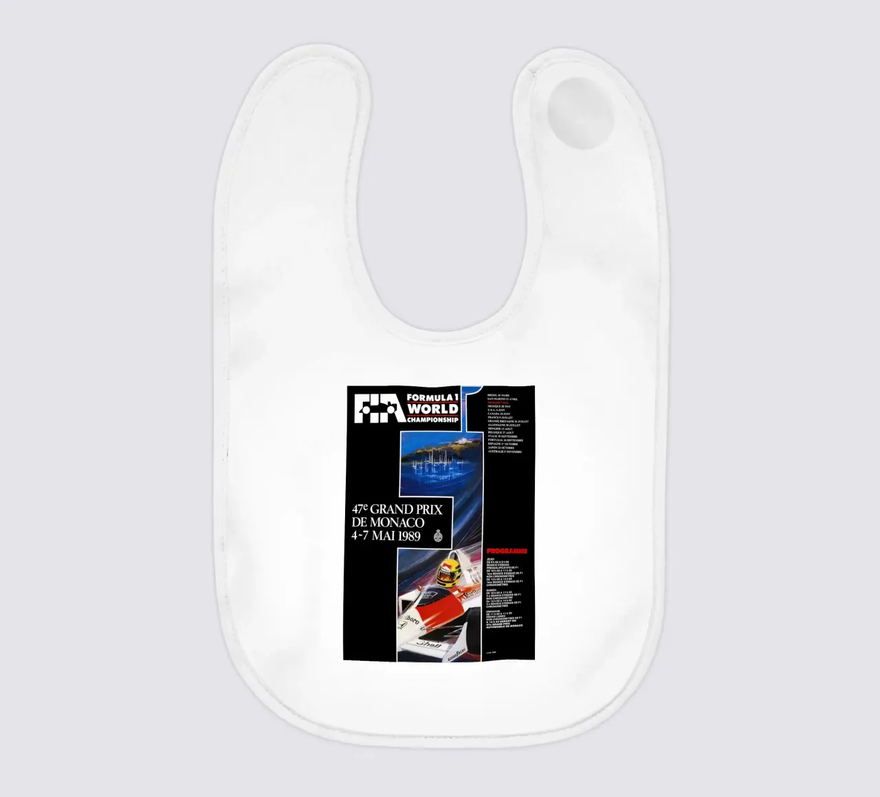 1989 Monaco GP bavaglino da leslie shop