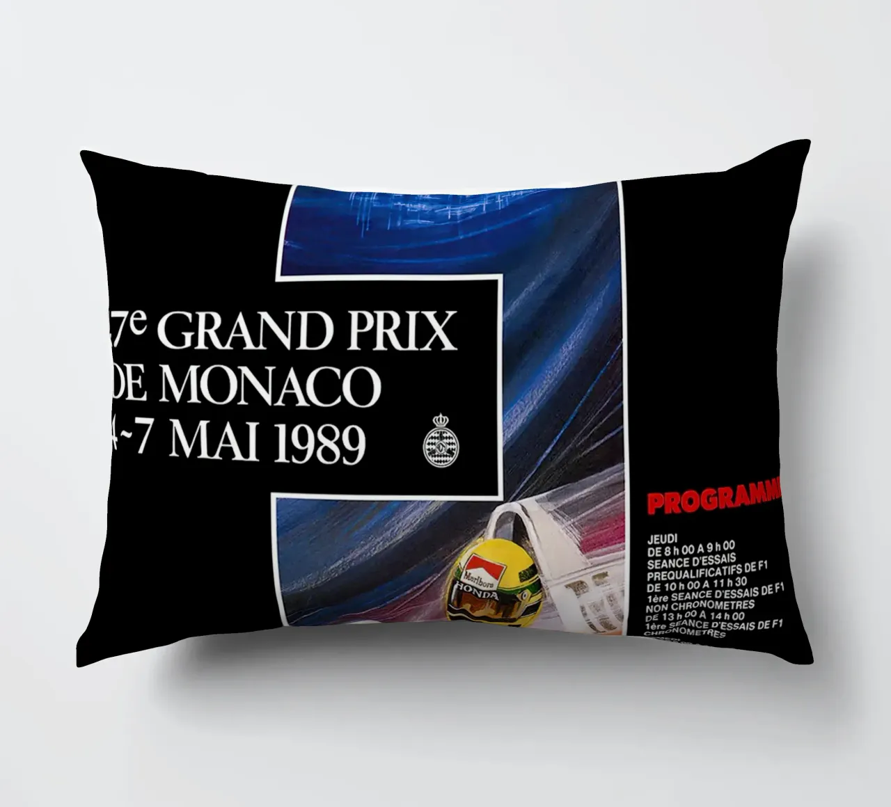 1989 Monaco GP cuscino da leslie shop