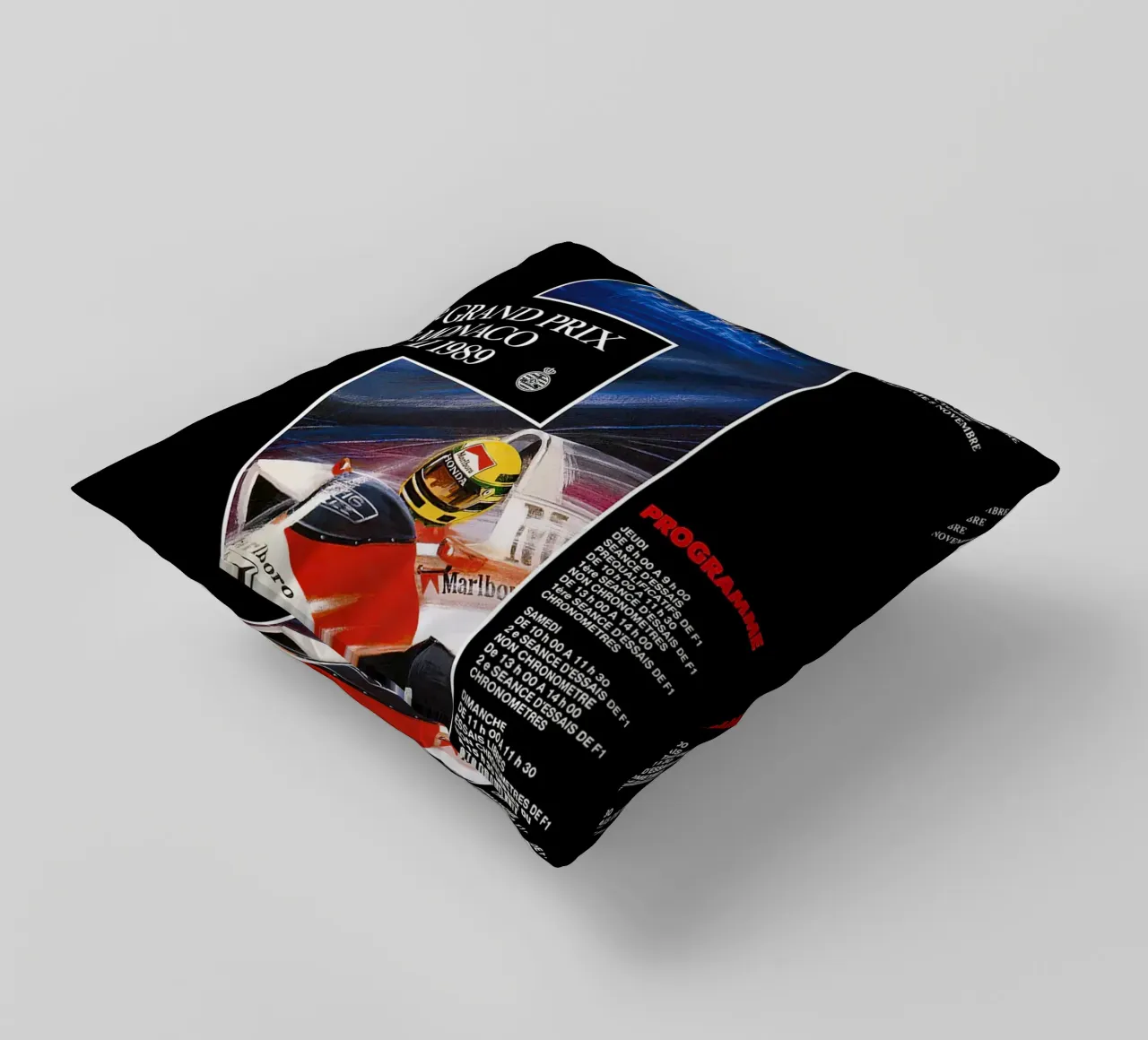 1989 Monaco GP cuscino da leslie shop
