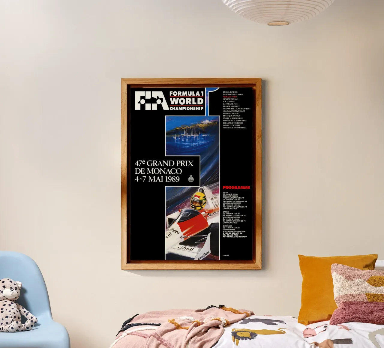 1989 Monaco GP alluminio dibond da leslie shop