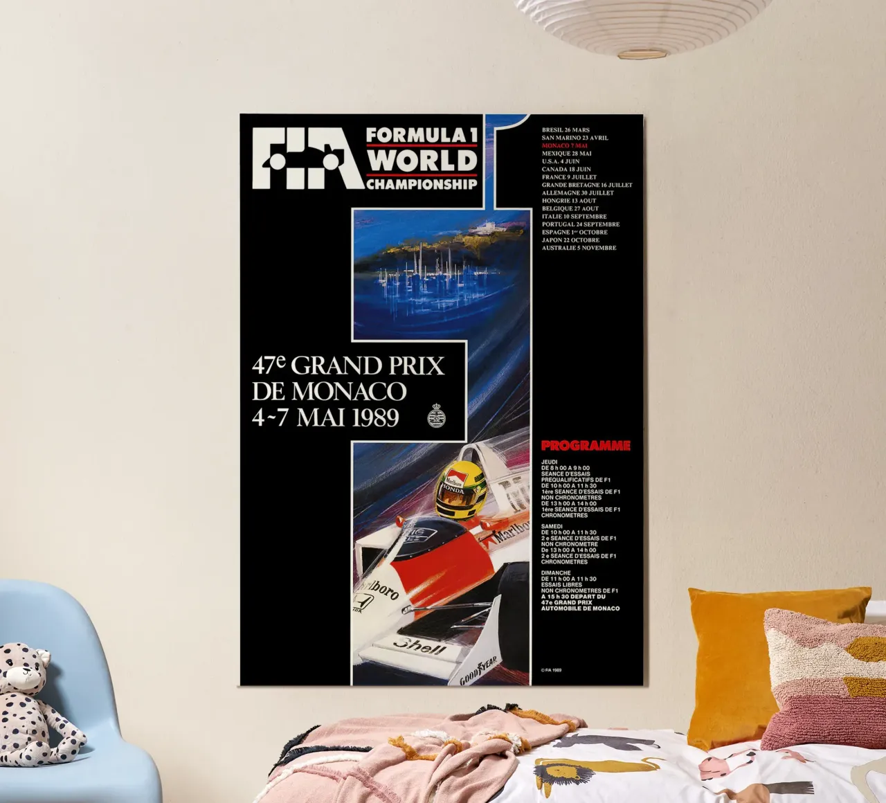 1989 Monaco GP alluminio dibond da leslie shop