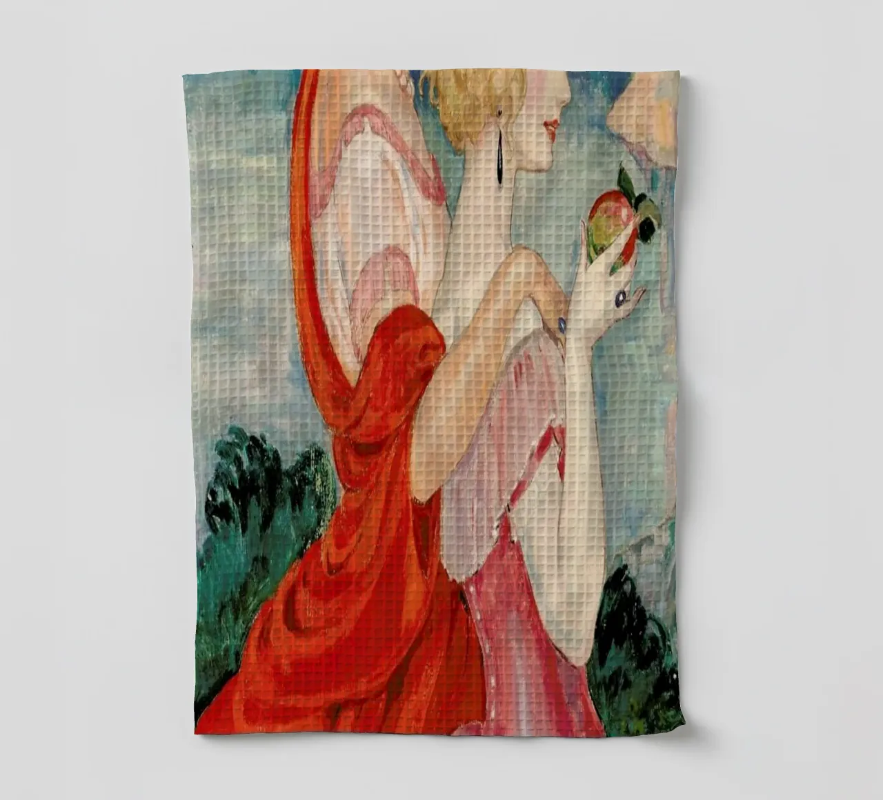 Gerda Wegener - Sur La Route D’anacapri II torchon de Vintage by JUNIQE