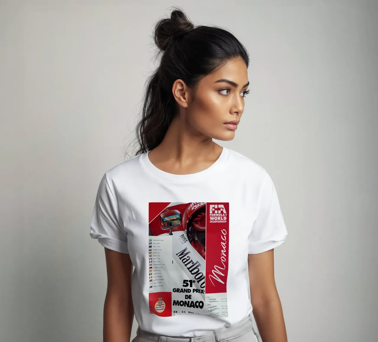 1993 Gran Premio di Monaco t-shirt da leslie shop