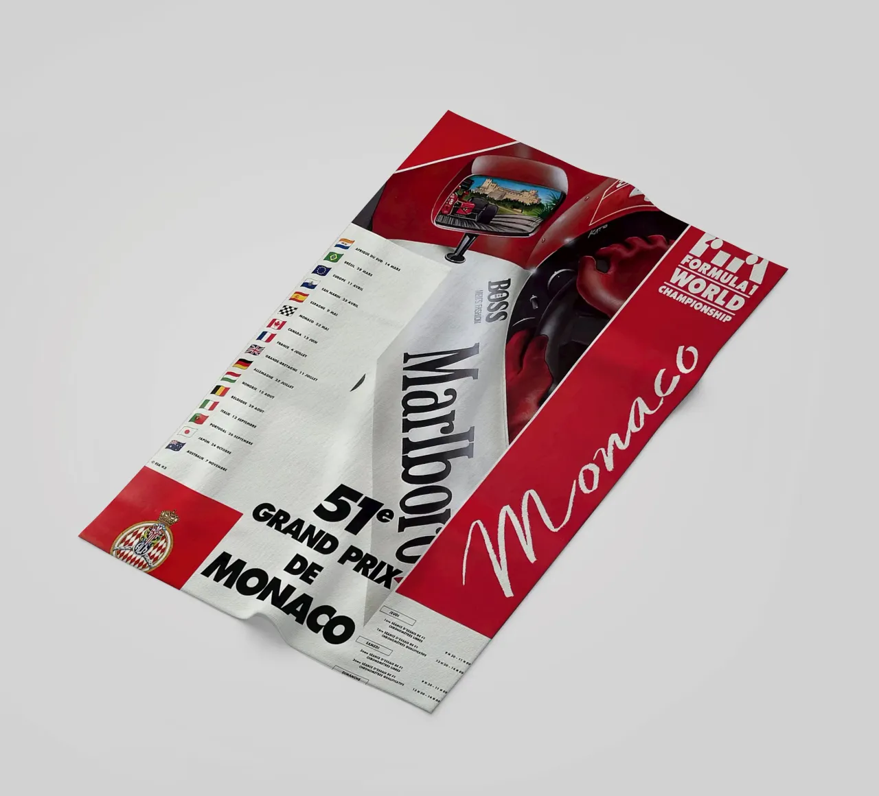 1993 Gran Premio di Monaco telo mare da leslie shop