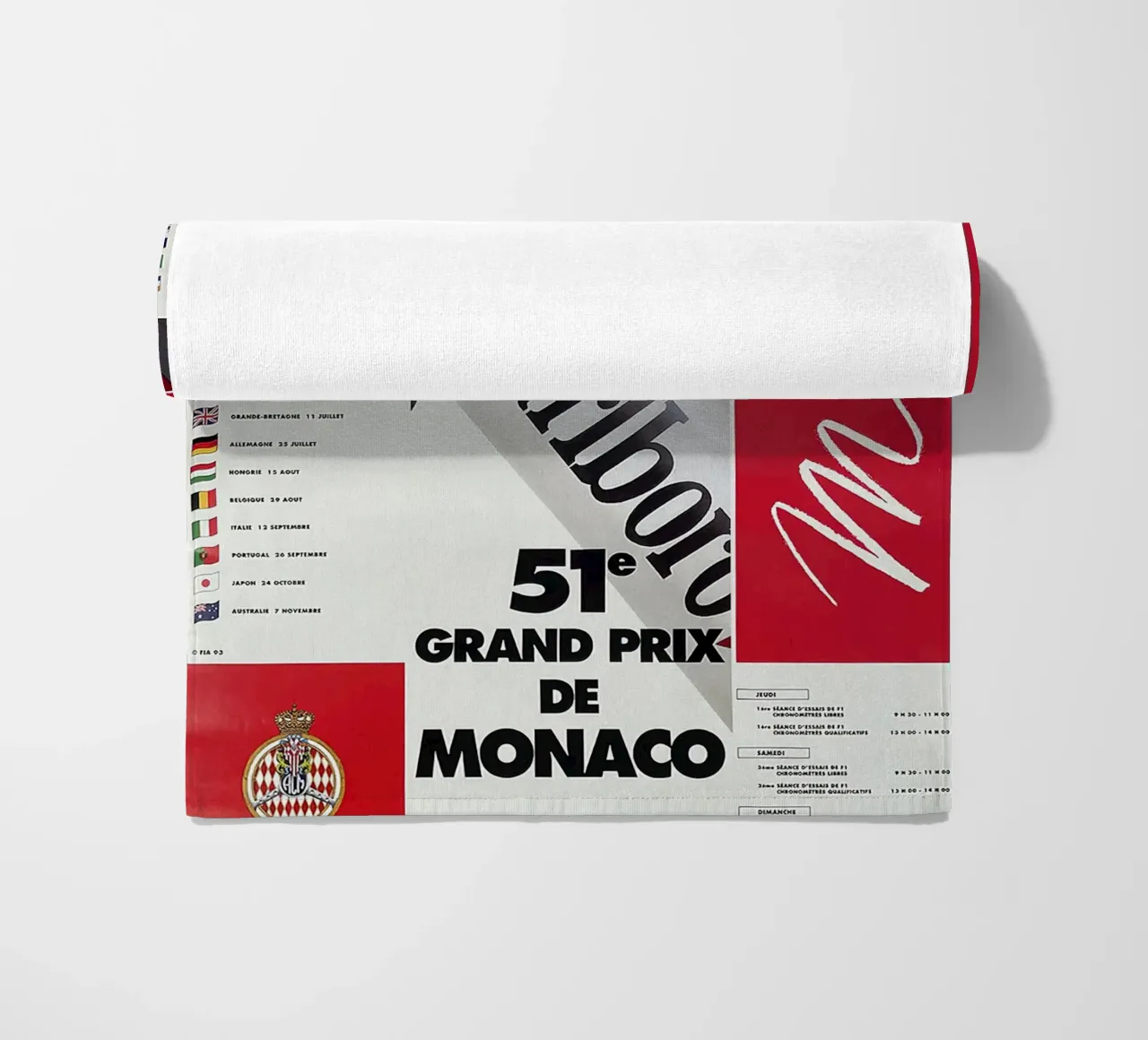 1993 Gran Premio di Monaco telo mare da leslie shop