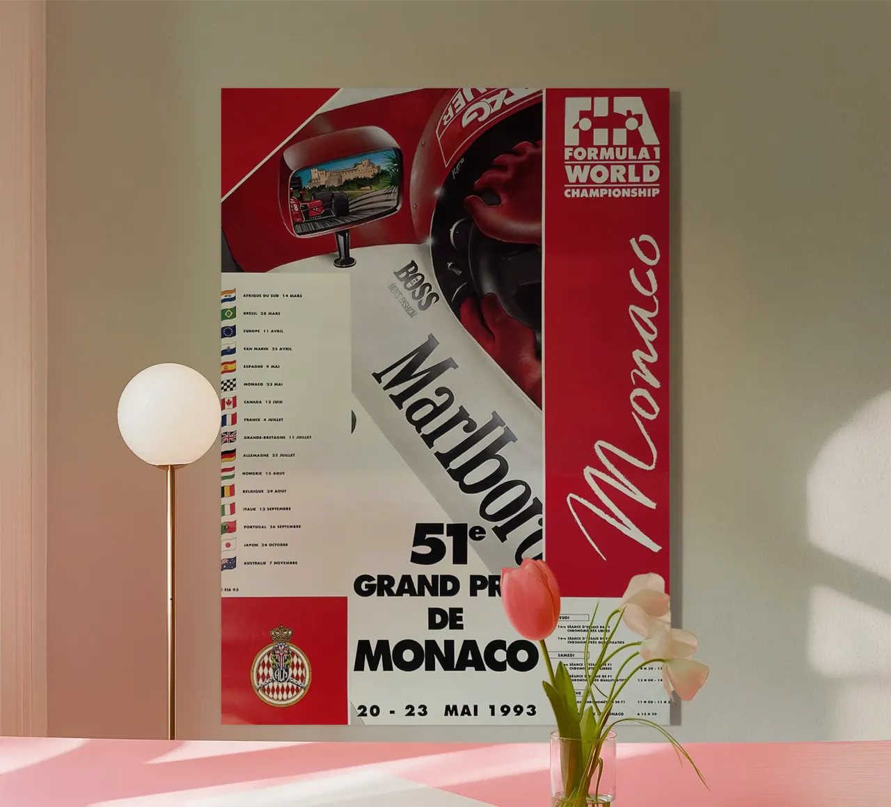 1993 Gran Premio di Monaco plexiglass da leslie shop