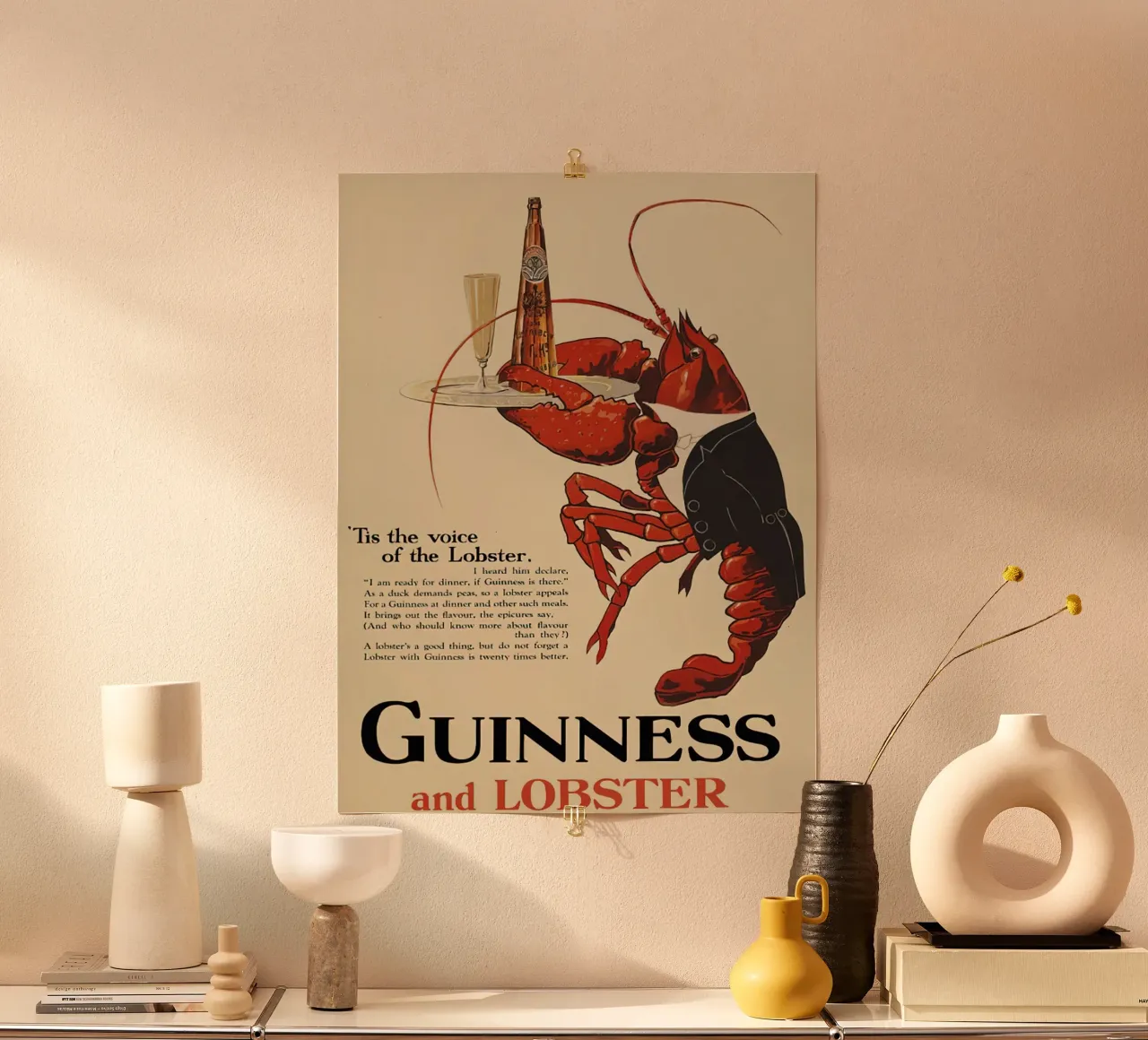 Guinness e aragosta carta hahnemühle da leslie shop