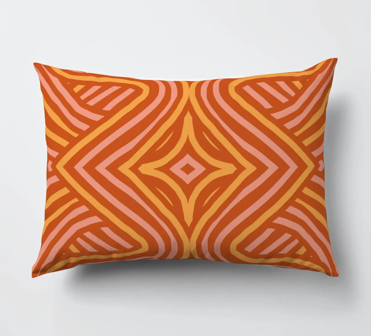 Modello simmetrico in terracotta cuscino da Little Dean