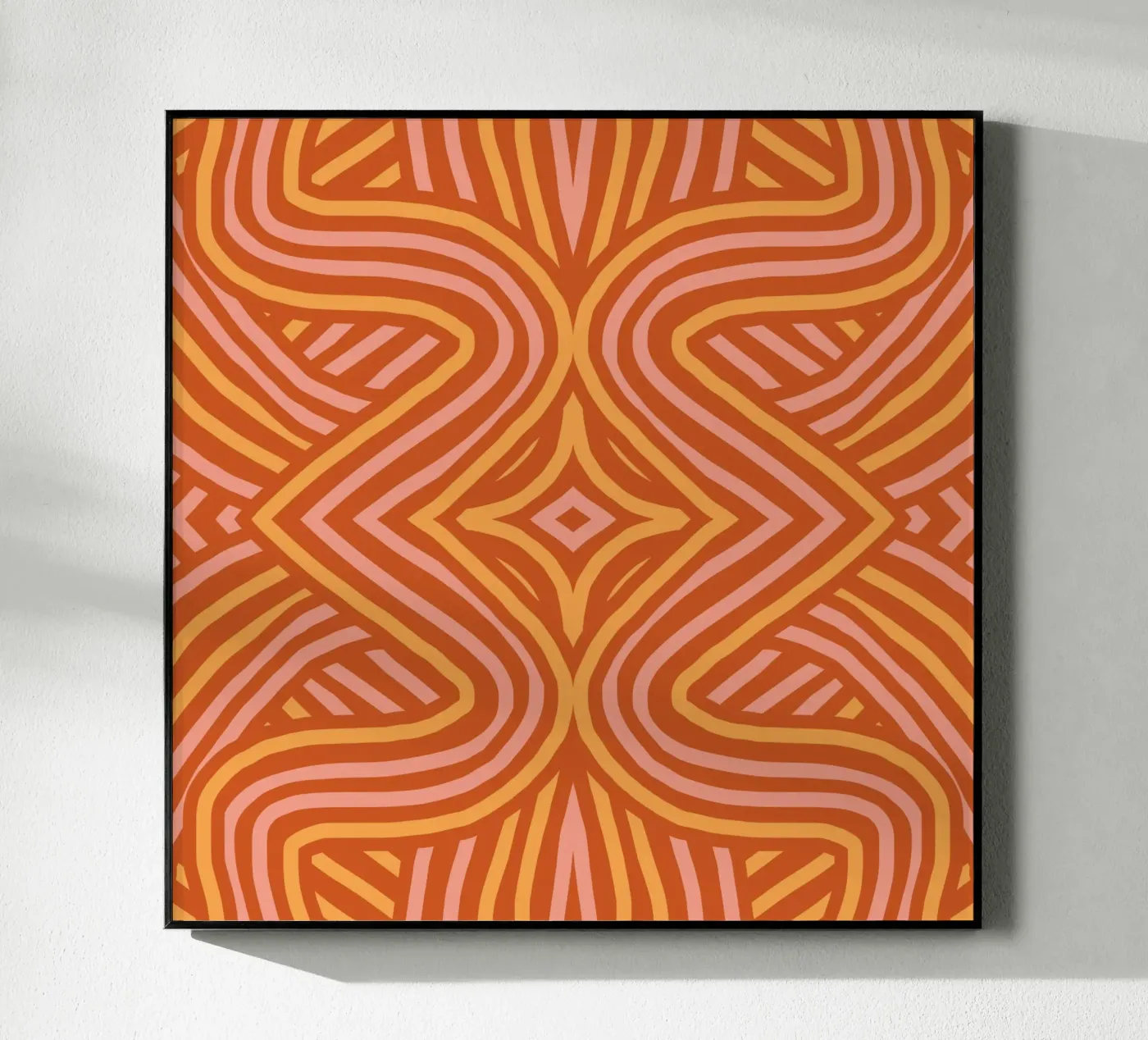 Modello simmetrico in terracotta plexiglass da Little Dean