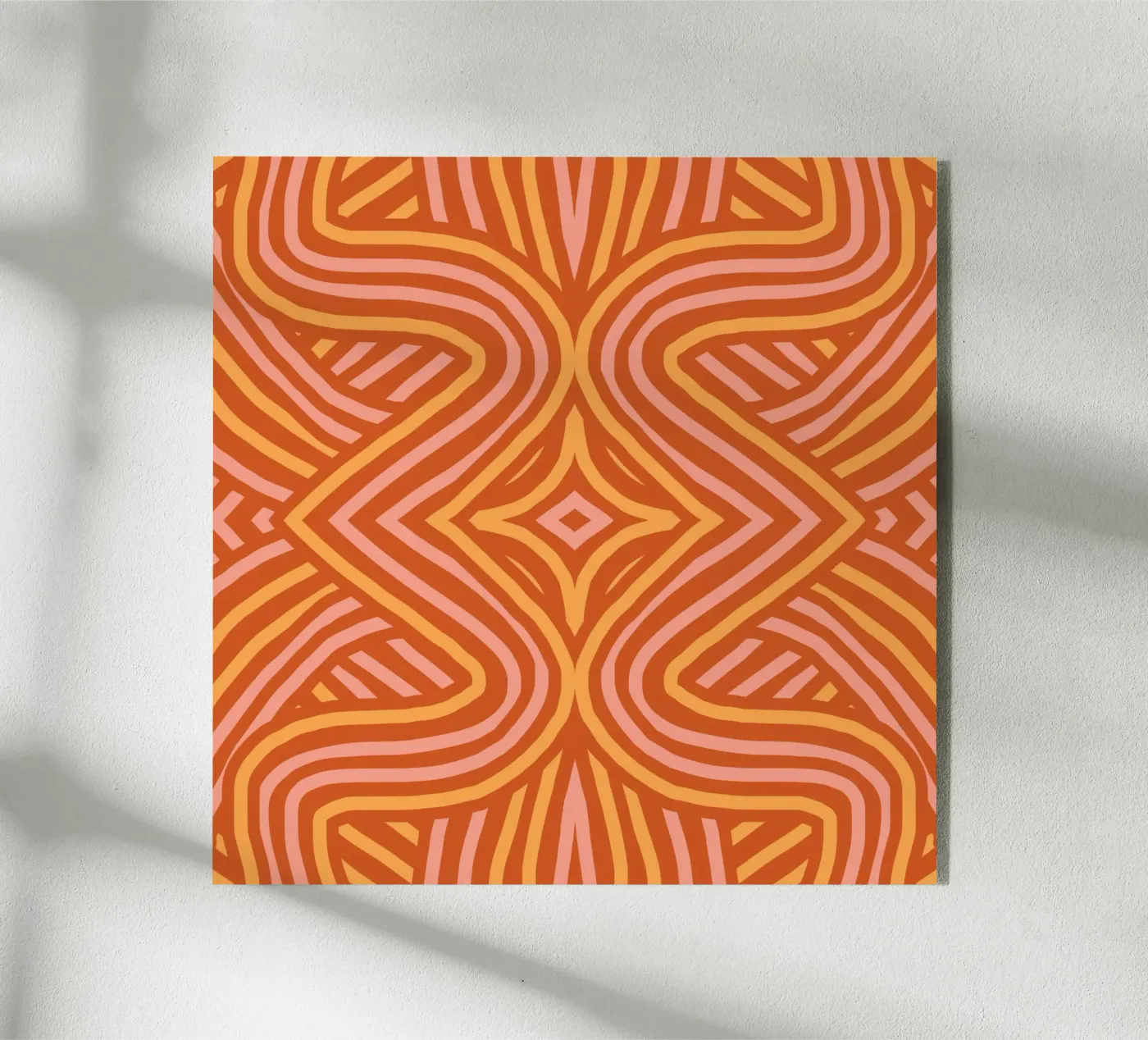 Modello simmetrico in terracotta plexiglass da Little Dean
