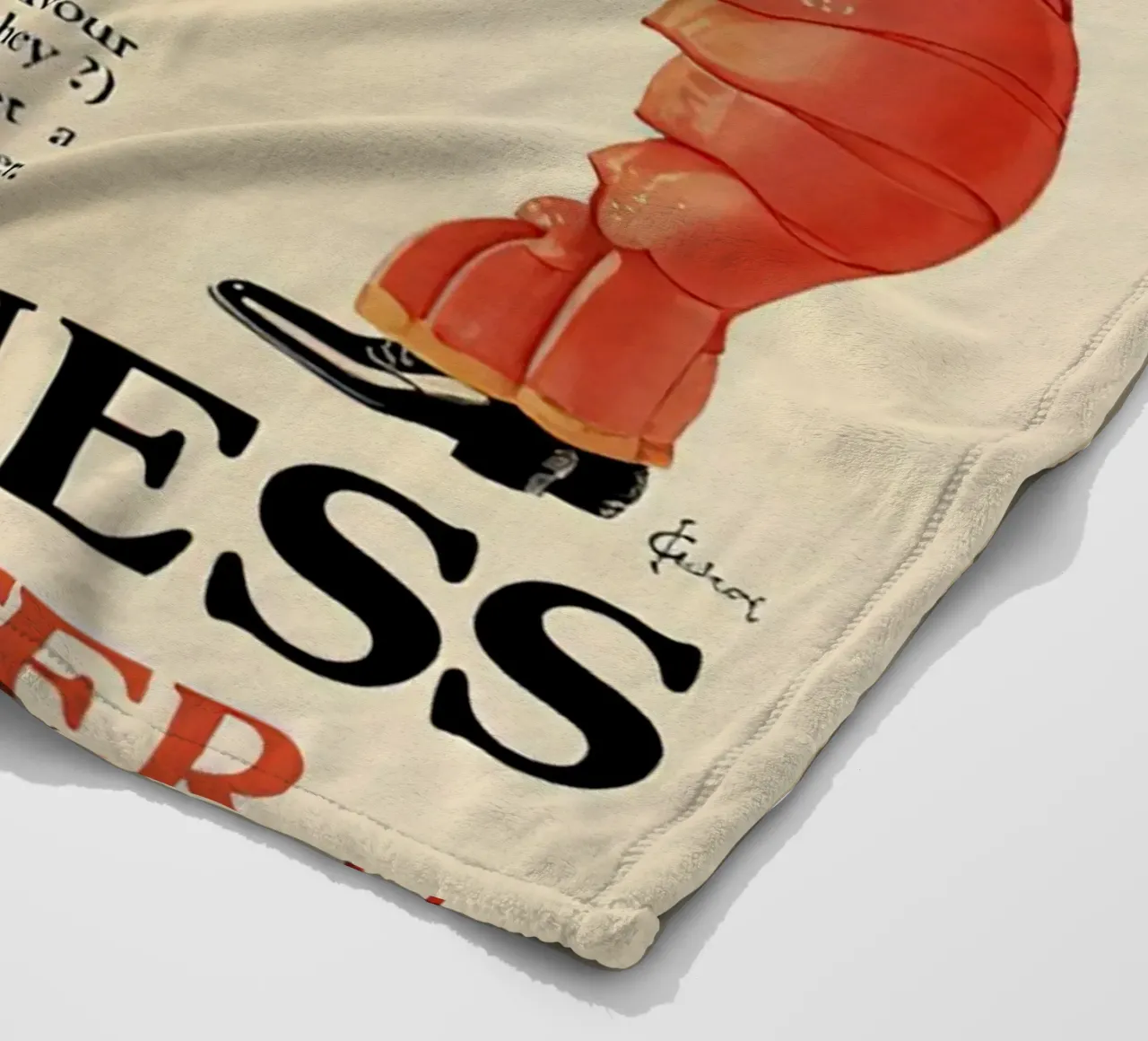 Guinness e aragosta coperta in pile da leslie shop