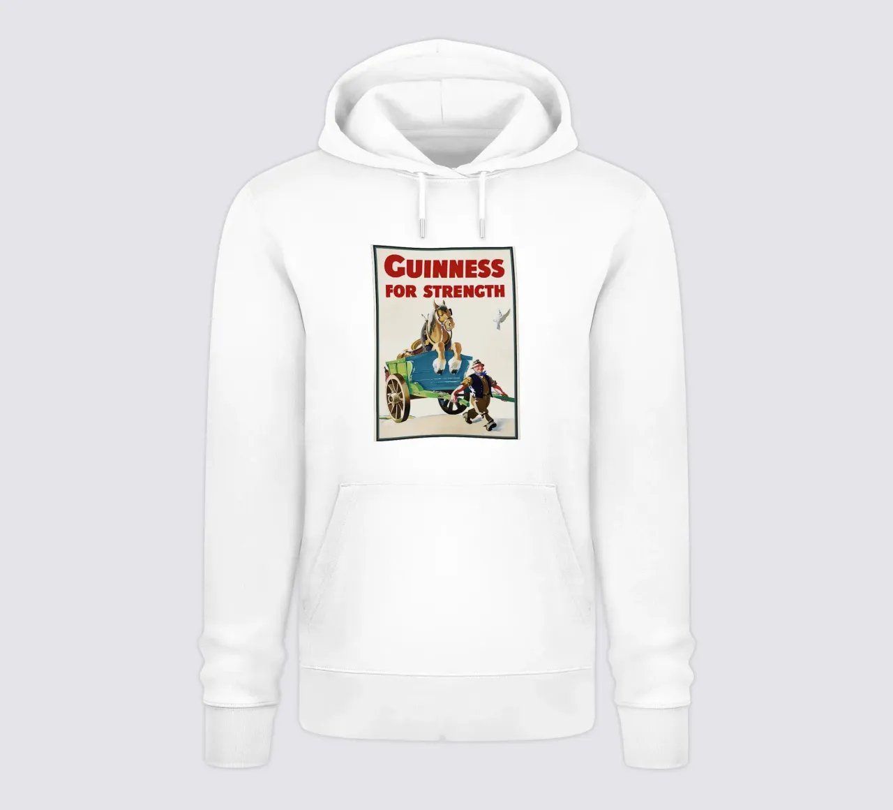 Guinness per la forza felpa con cappuccio da leslie shop