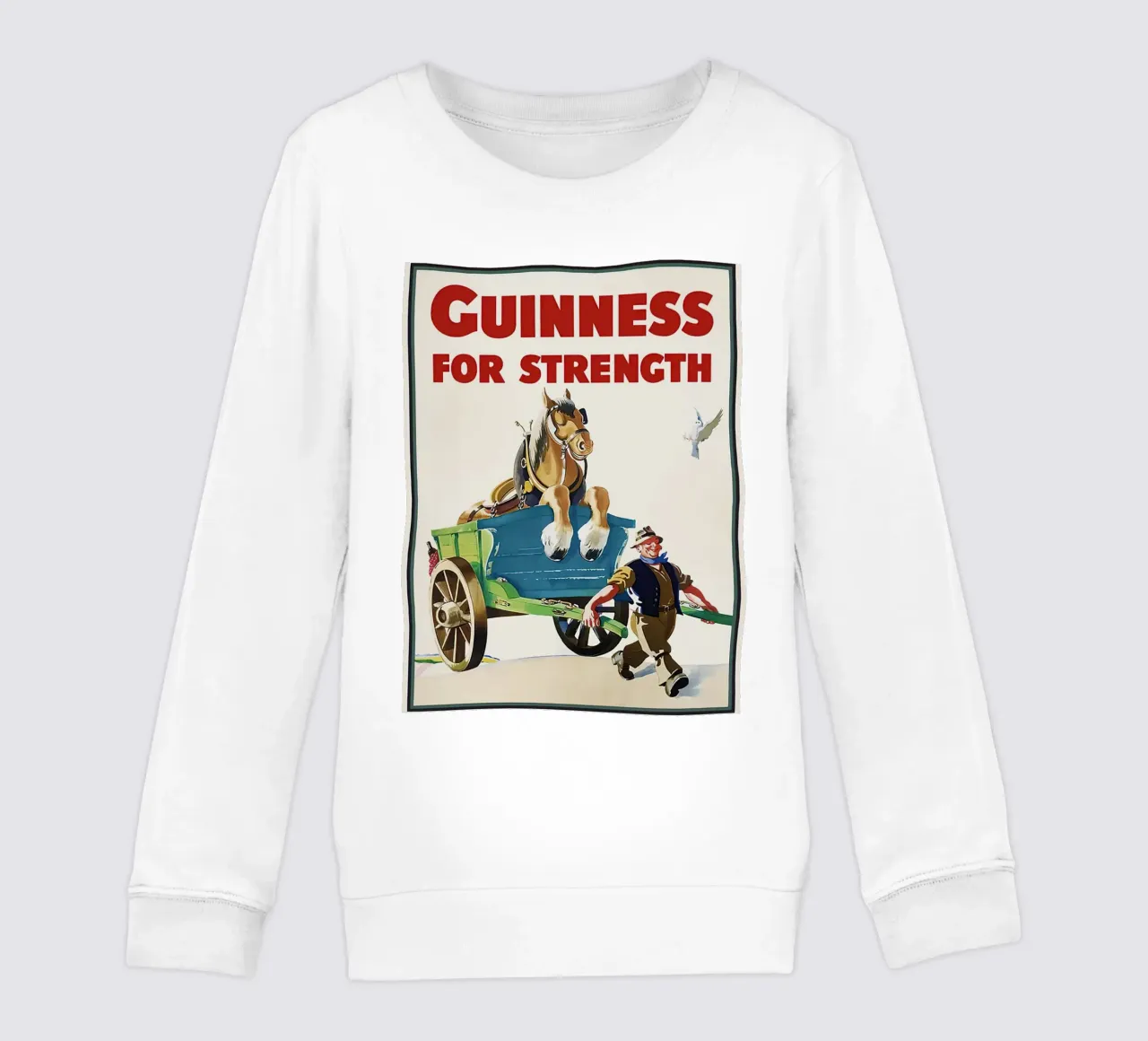 Guinness per la forza felpa bambino da leslie shop