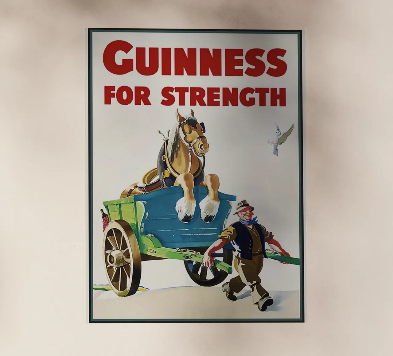 Guinness per la forza pellicola backlit da leslie shop