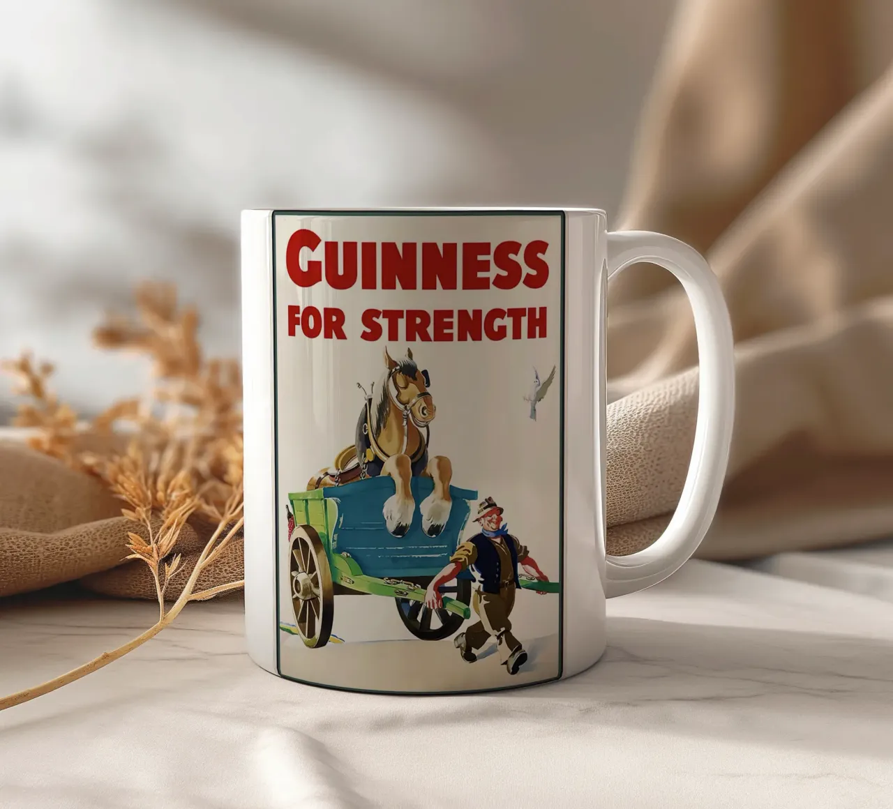 Guinness per la forza tazza in ceramica da leslie shop