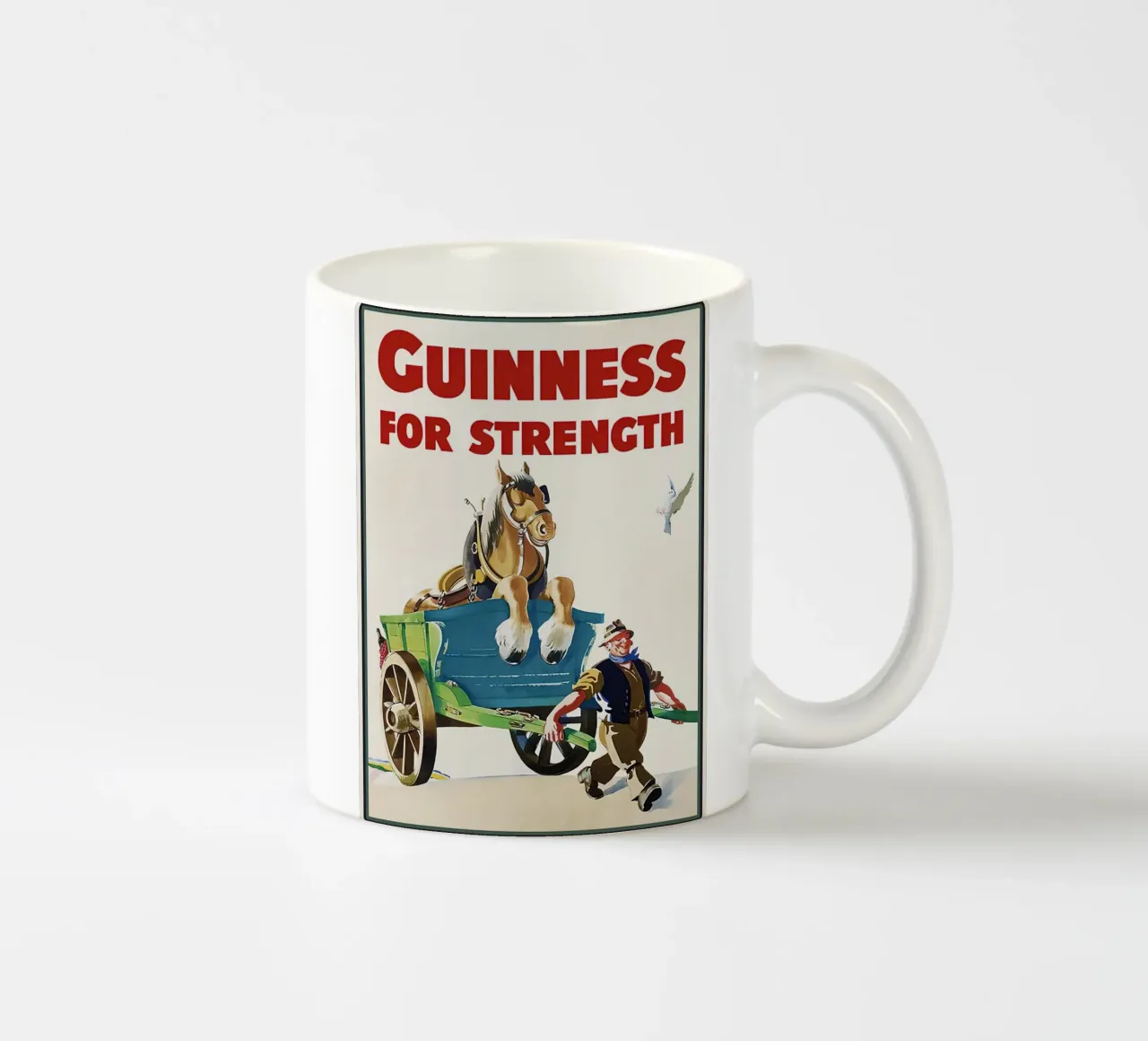 Guinness per la forza tazza in ceramica da leslie shop