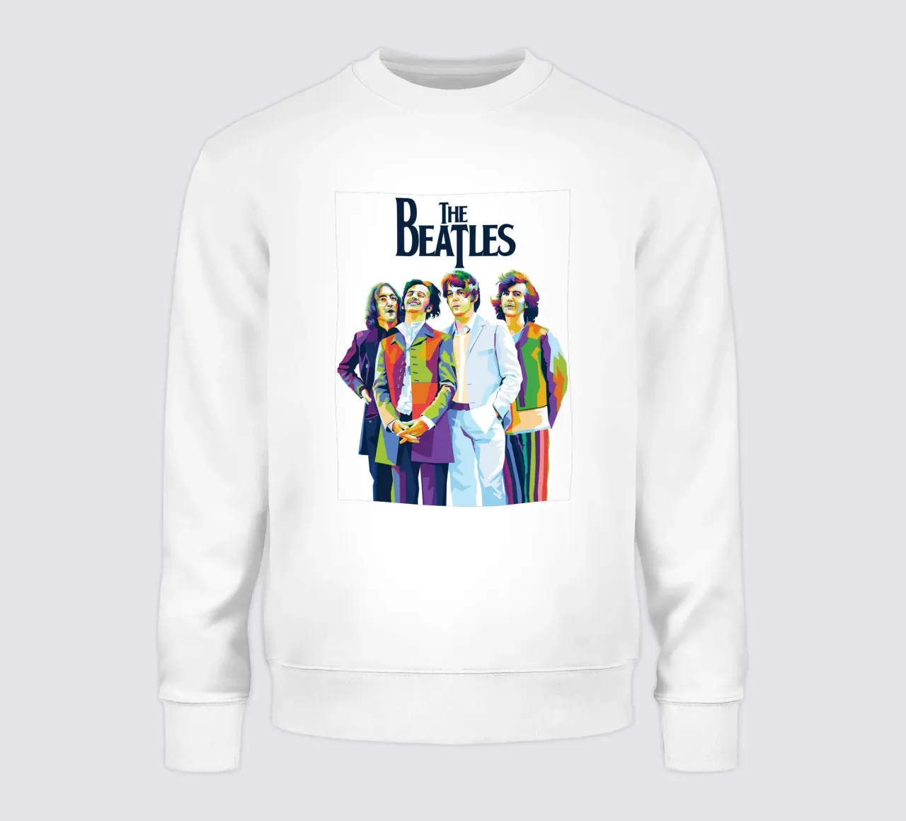 L'Estetica dei Beatles Colorfull felpa da darsa
