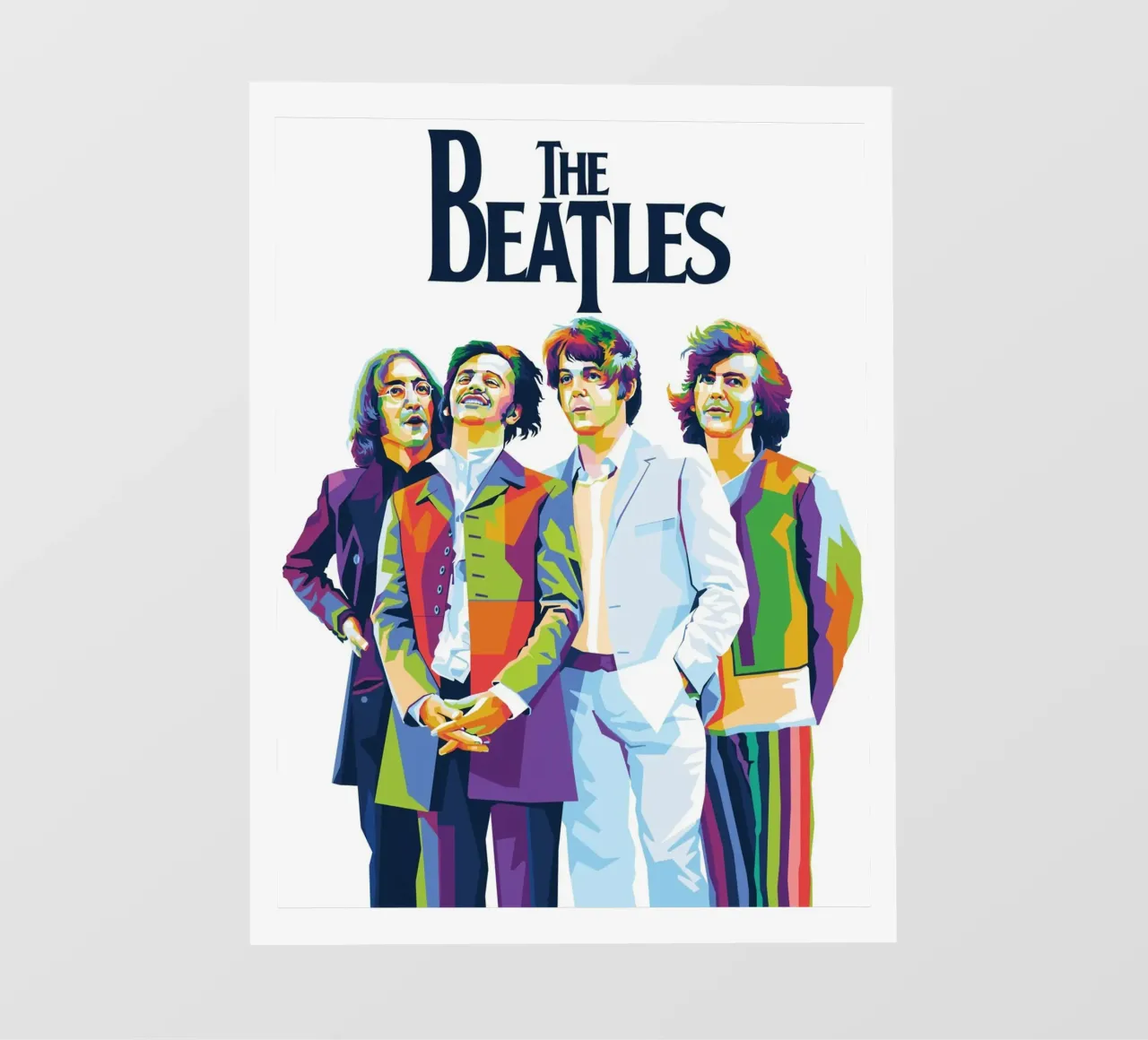 L'Estetica dei Beatles Colorfull pellicola backlit da darsa
