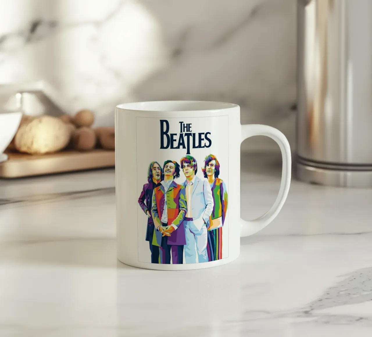 L'Estetica dei Beatles Colorfull tazza in ceramica da darsa