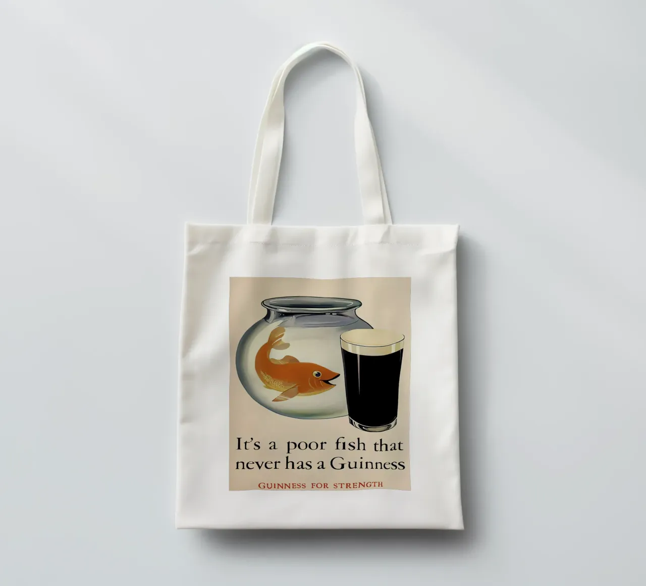 Guinness per la forza borsa in juta da leslie shop