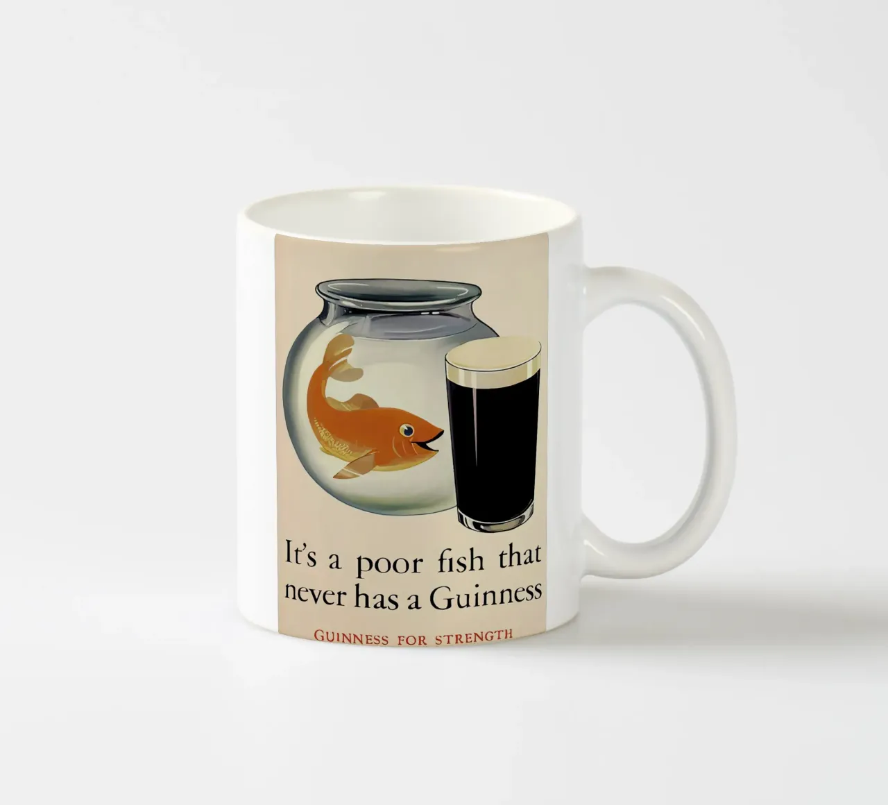 Guinness per la forza tazza in ceramica da leslie shop