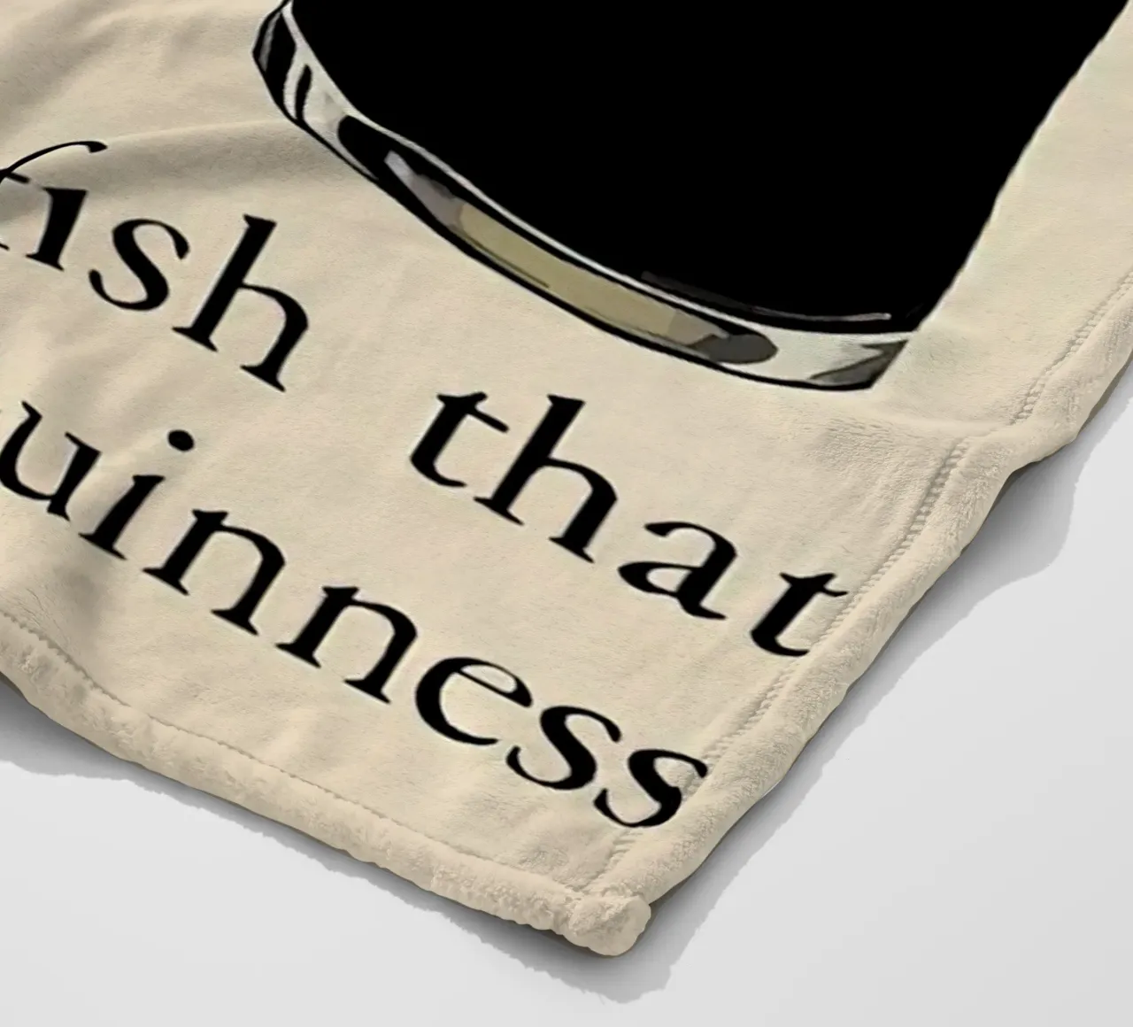 Guinness per la forza coperta in pile da leslie shop