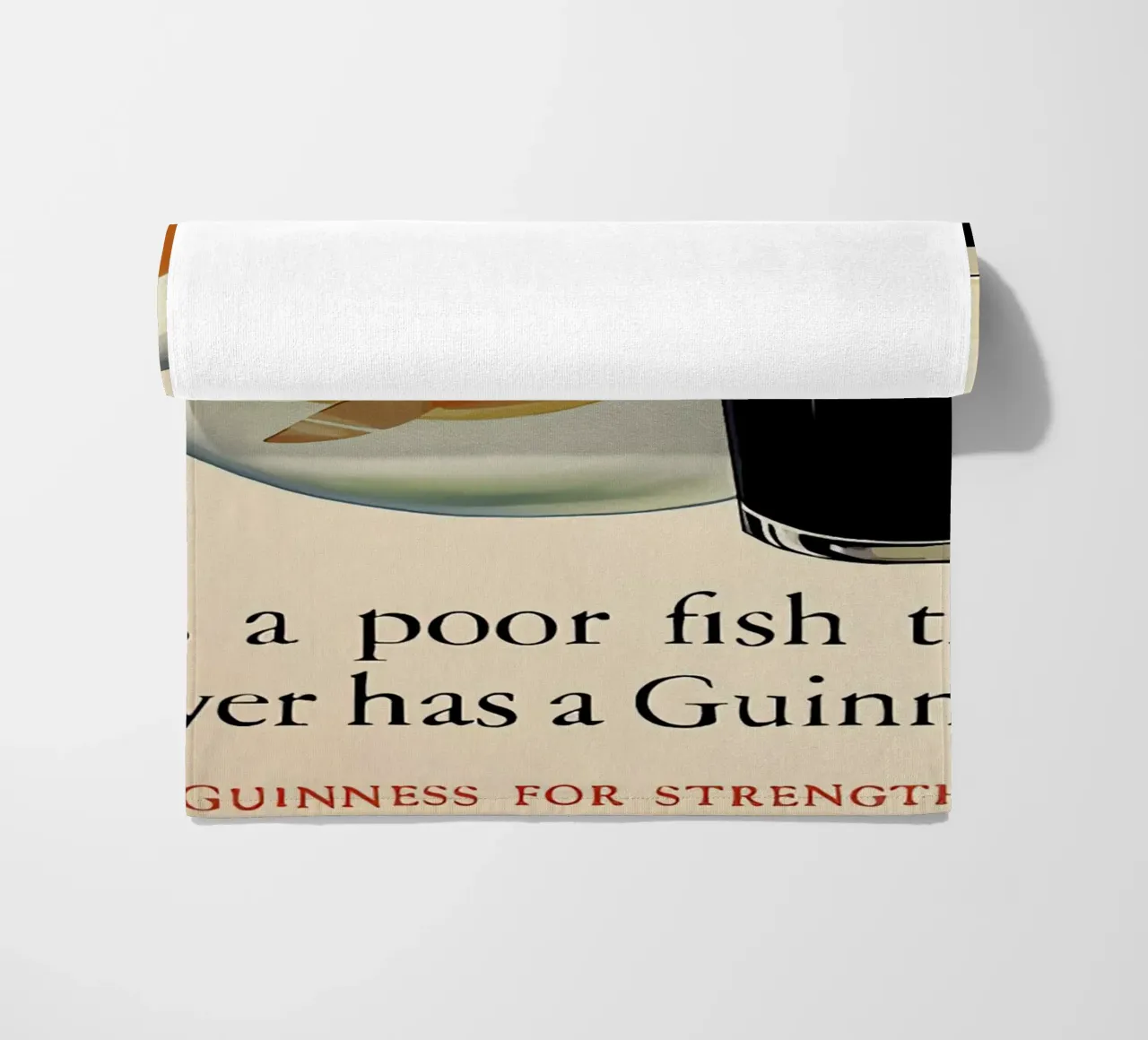 Guinness per la forza telo mare da leslie shop