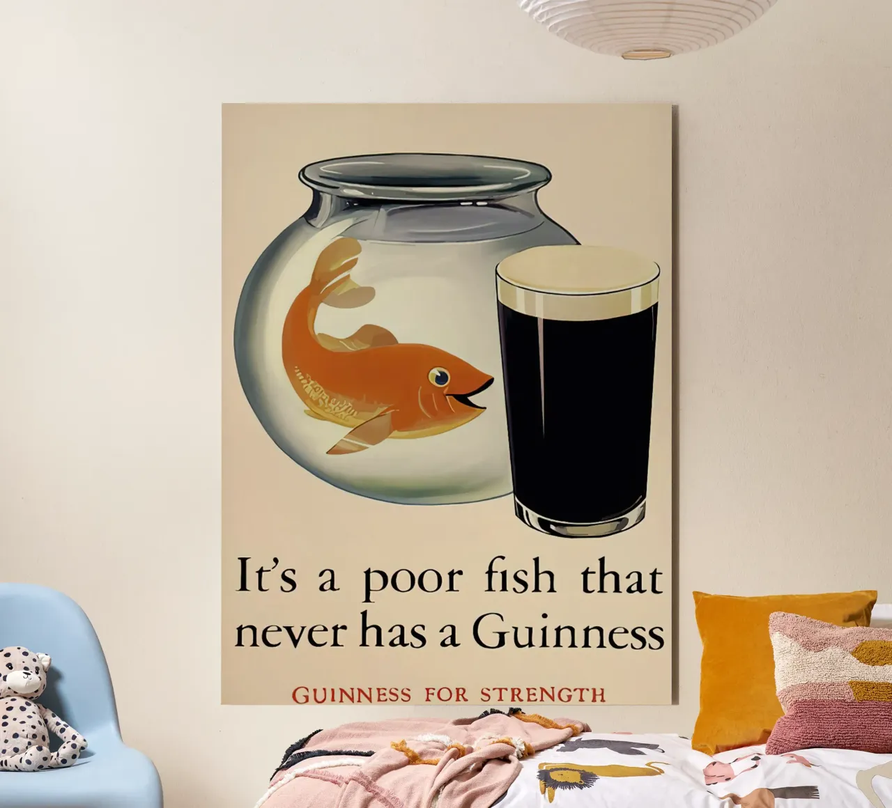 Guinness per la forza alluminio dibond da leslie shop