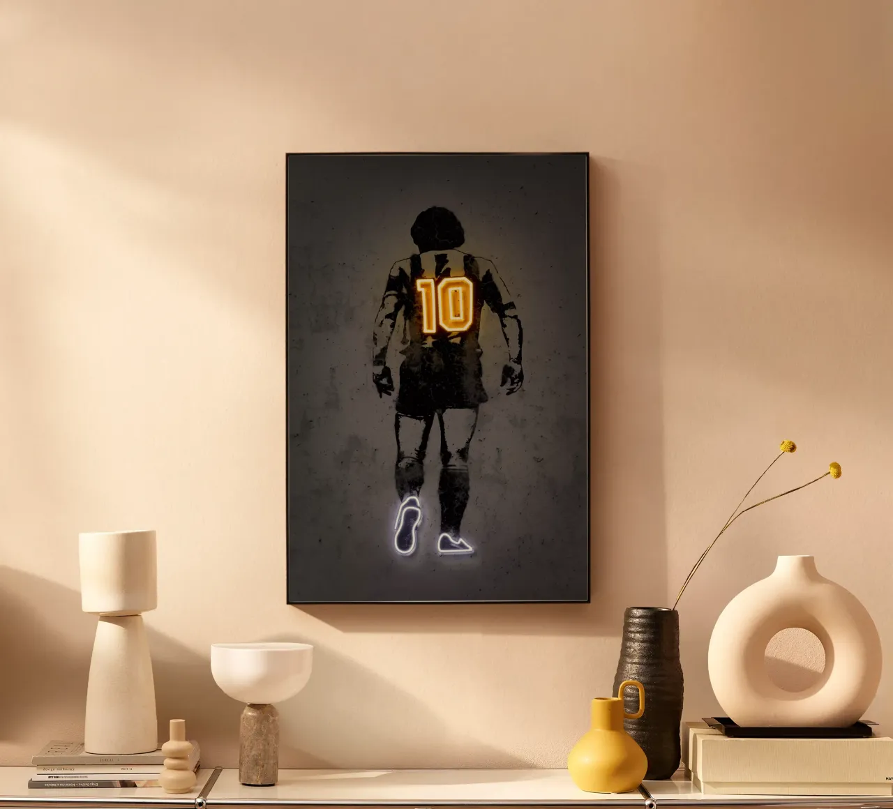 Maradonna plexiglass da Octavian