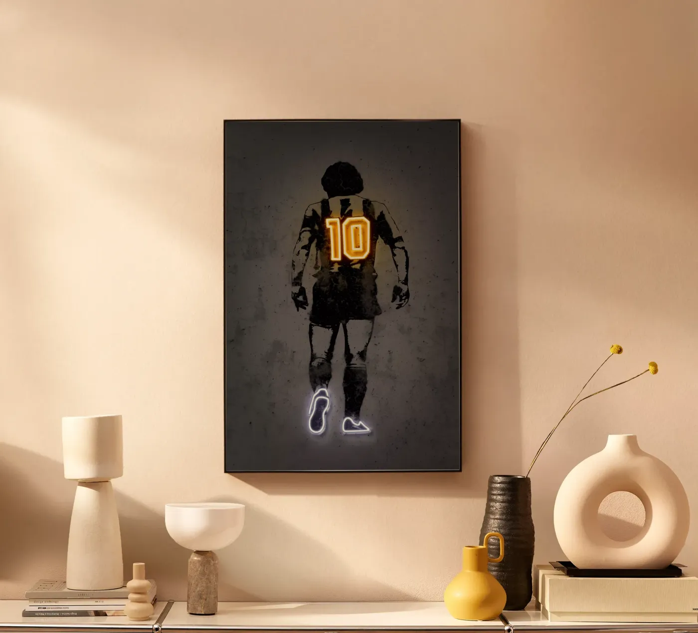 Maradonna plexiglass da Octavian