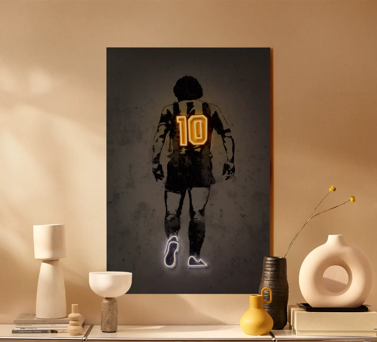 Maradonna plexiglass da Octavian