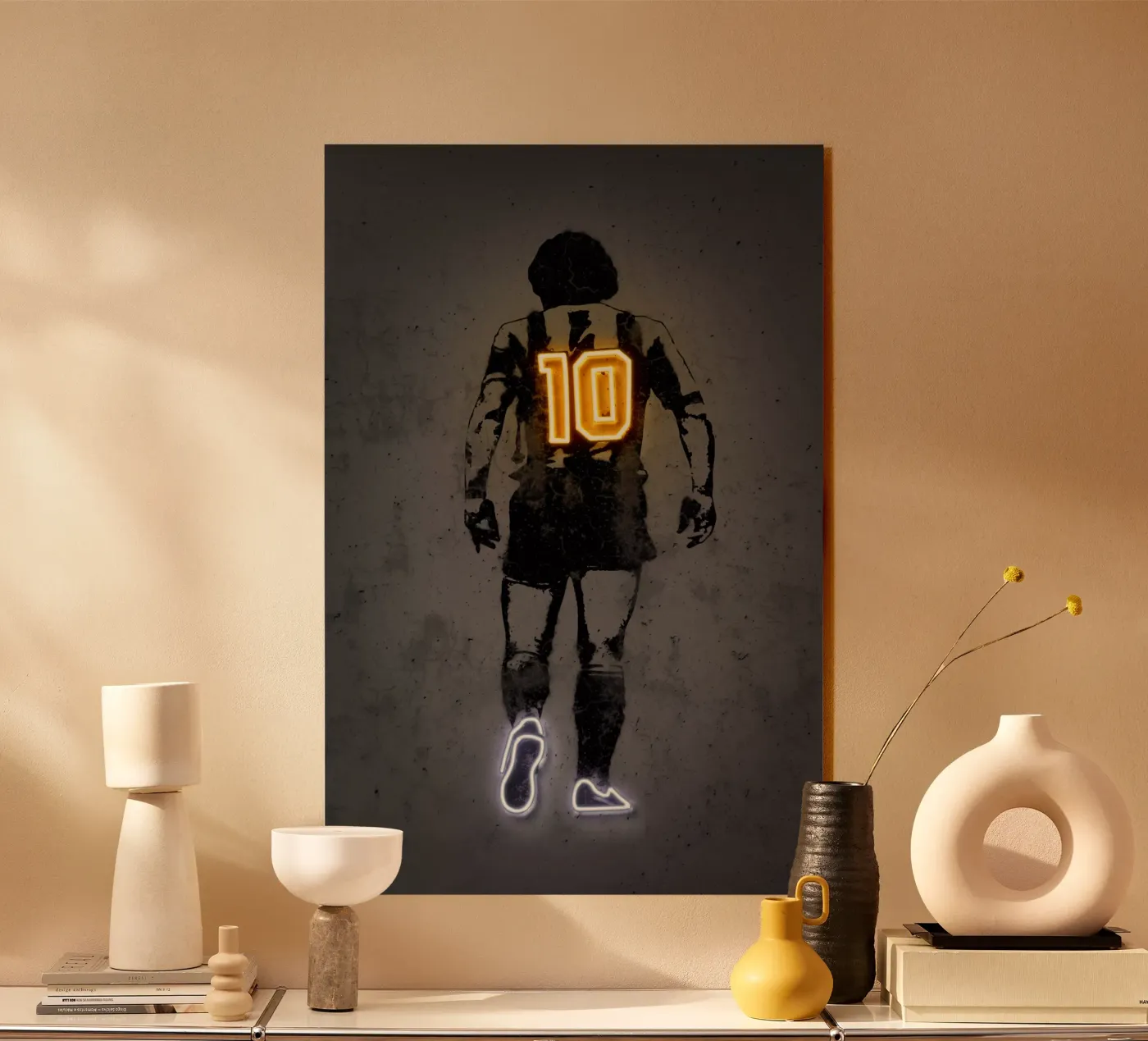 Maradonna plexiglass da Octavian