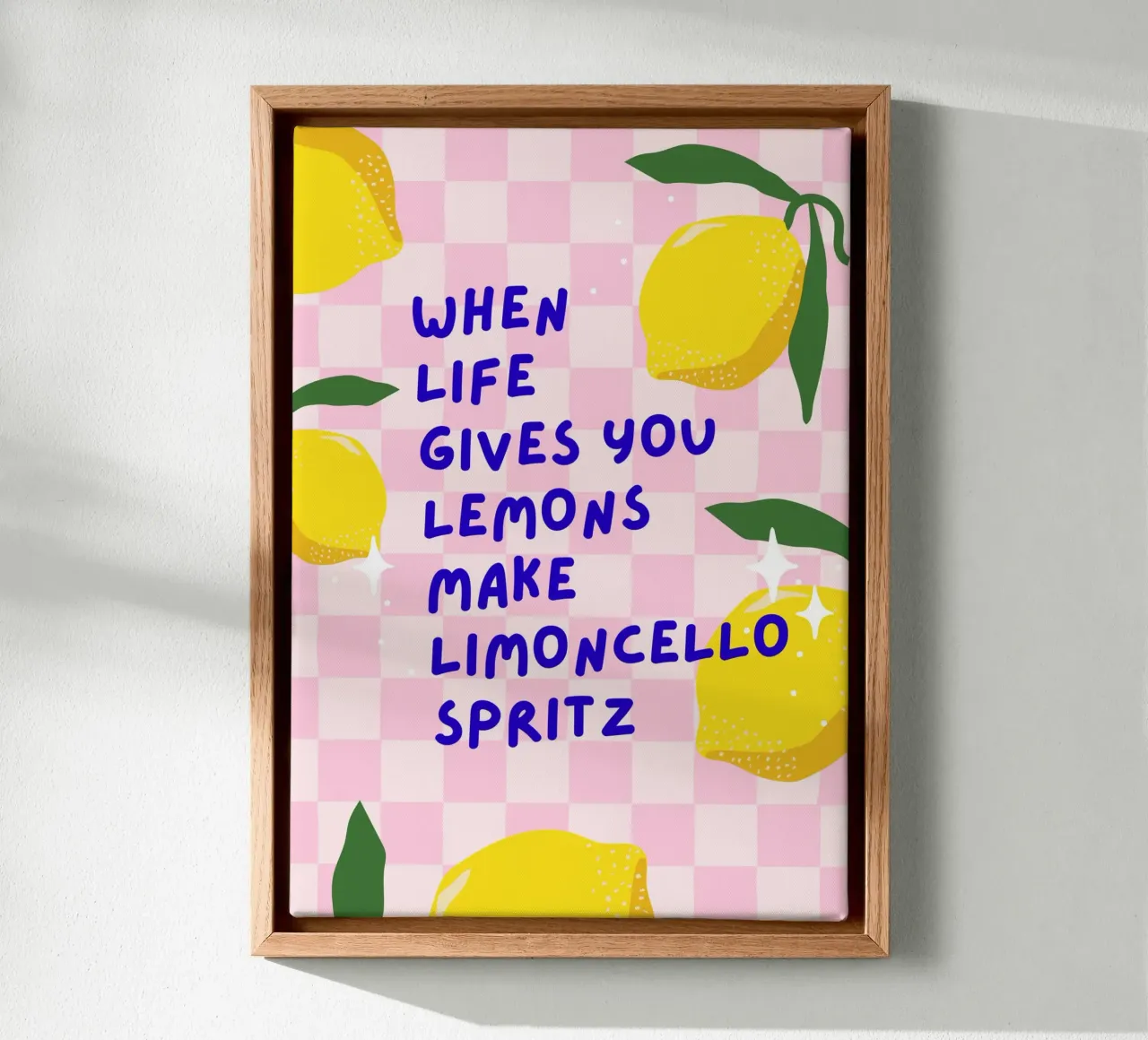 Limoncello Spritz canvas met Baklijst van Hafenkönigin
