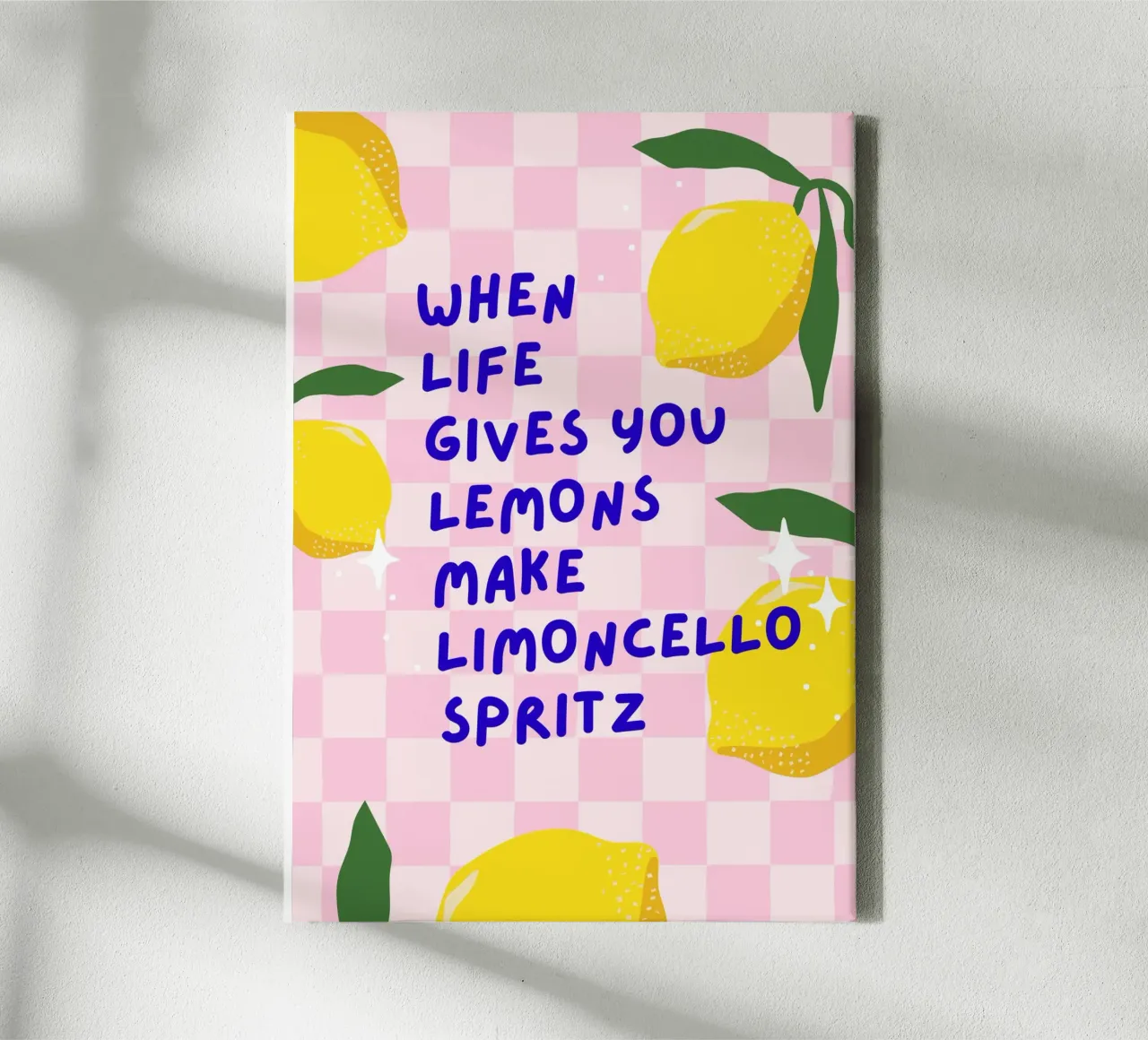 Limoncello Spritz canvas met Baklijst van Hafenkönigin