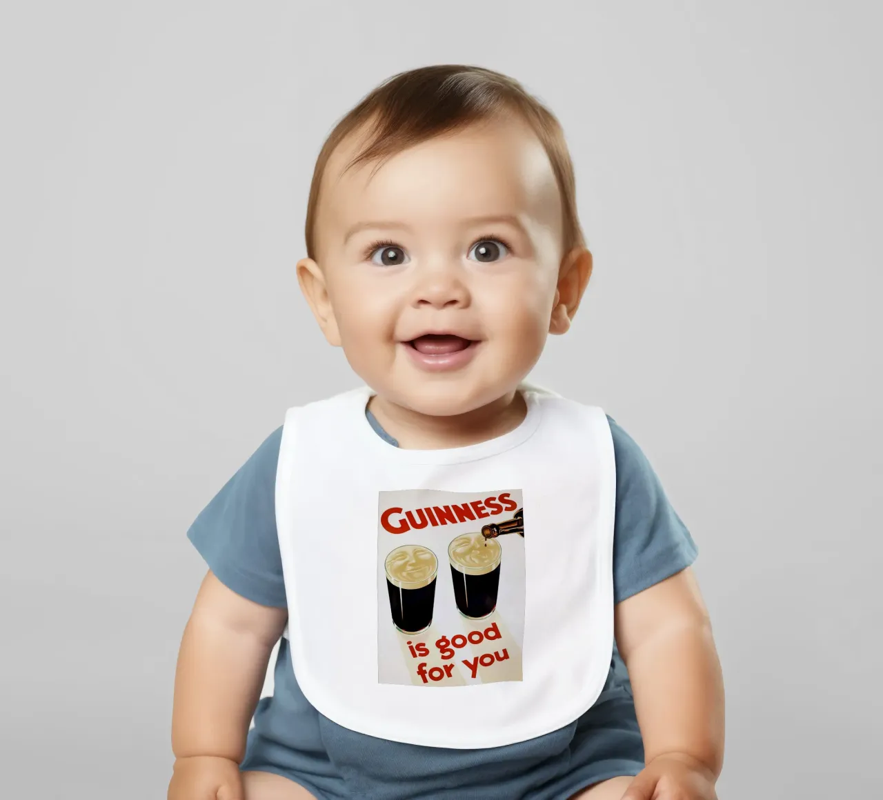 La Guinness fa bene bavaglino da leslie shop
