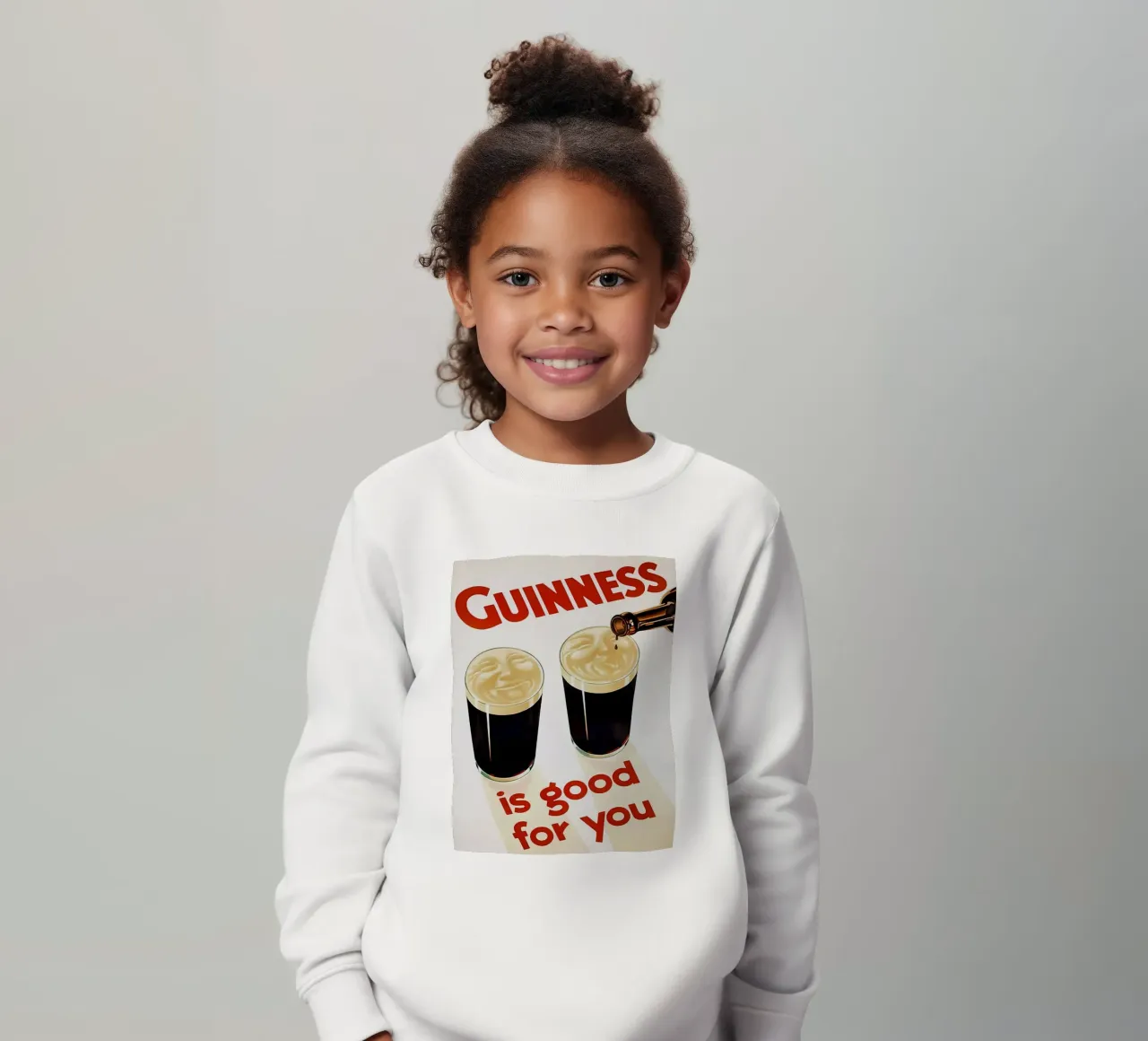 La Guinness fa bene felpa bambino da leslie shop
