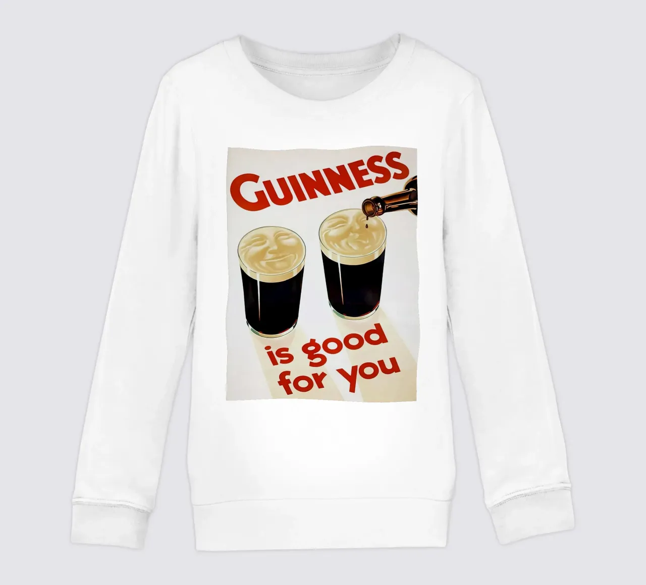 La Guinness fa bene felpa bambino da leslie shop