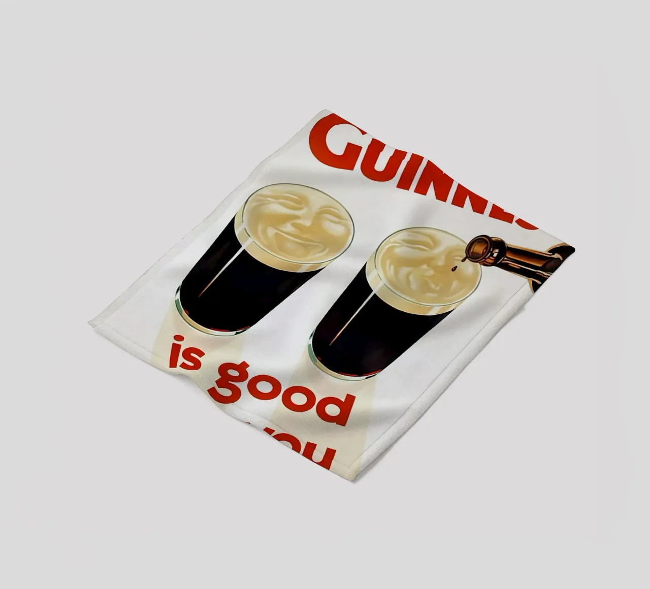 La Guinness fa bene coperta in pile da leslie shop