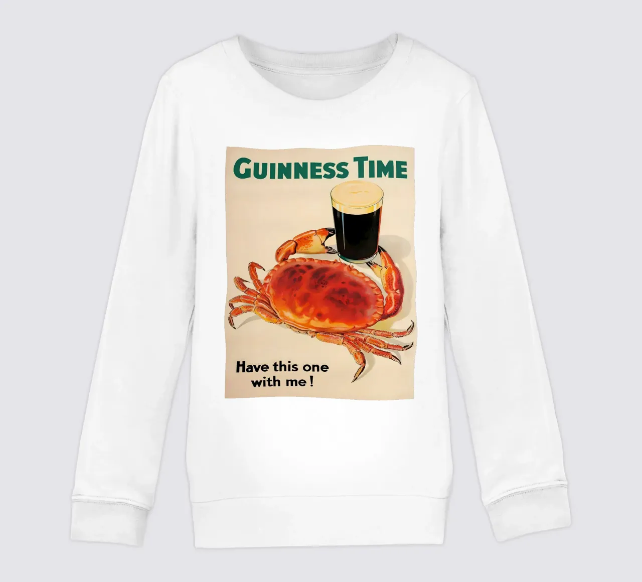 Tempo di Guinness felpa bambino da leslie shop