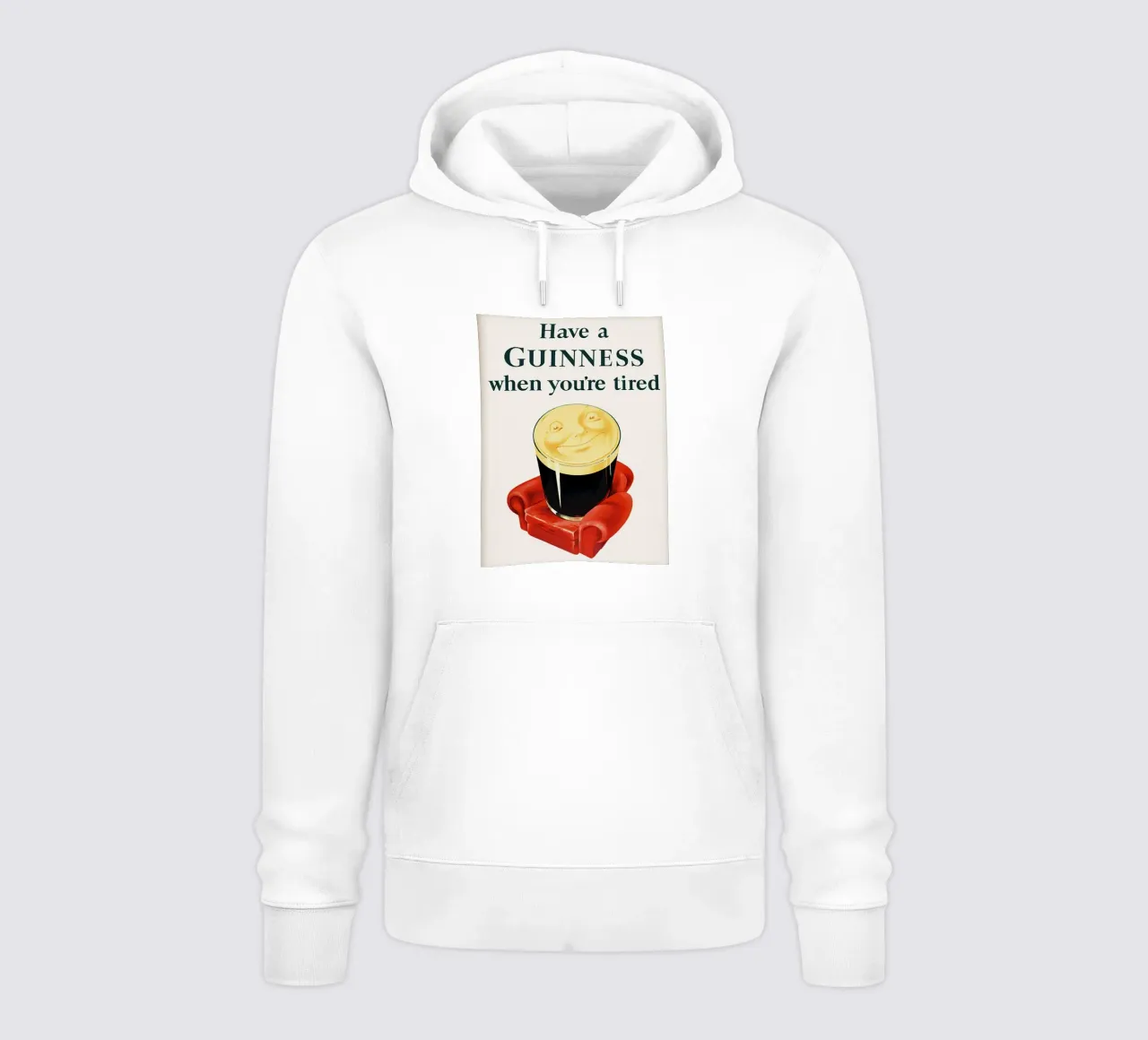 Bevete una Guinness quando siete stanchi felpa con cappuccio da leslie shop