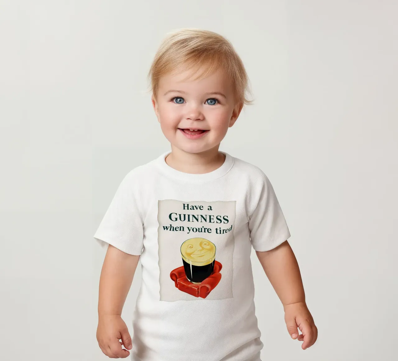 Prendre une Guinness quand on est fatigué t-shirt pour bébé de leslie shop